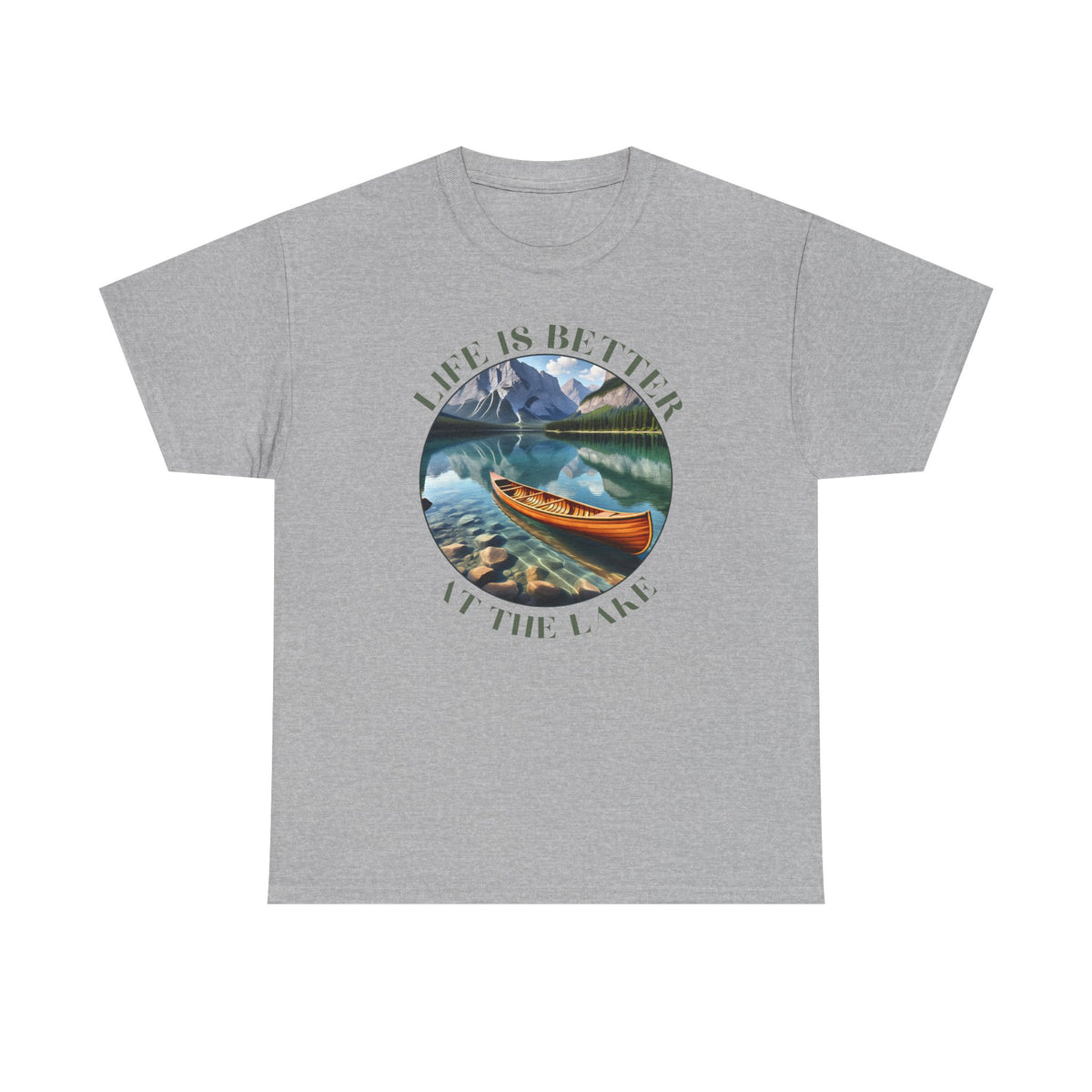 Life Is Better At The Lake Unisex Heavy Cotton Tee