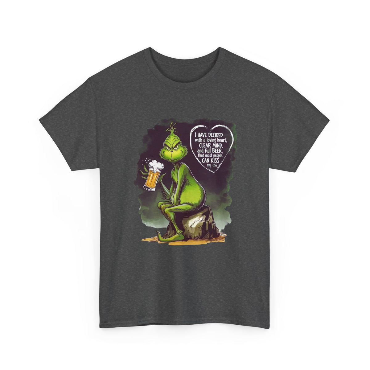 I Have Decided Grinch Unisex Heavy Cotton Tee