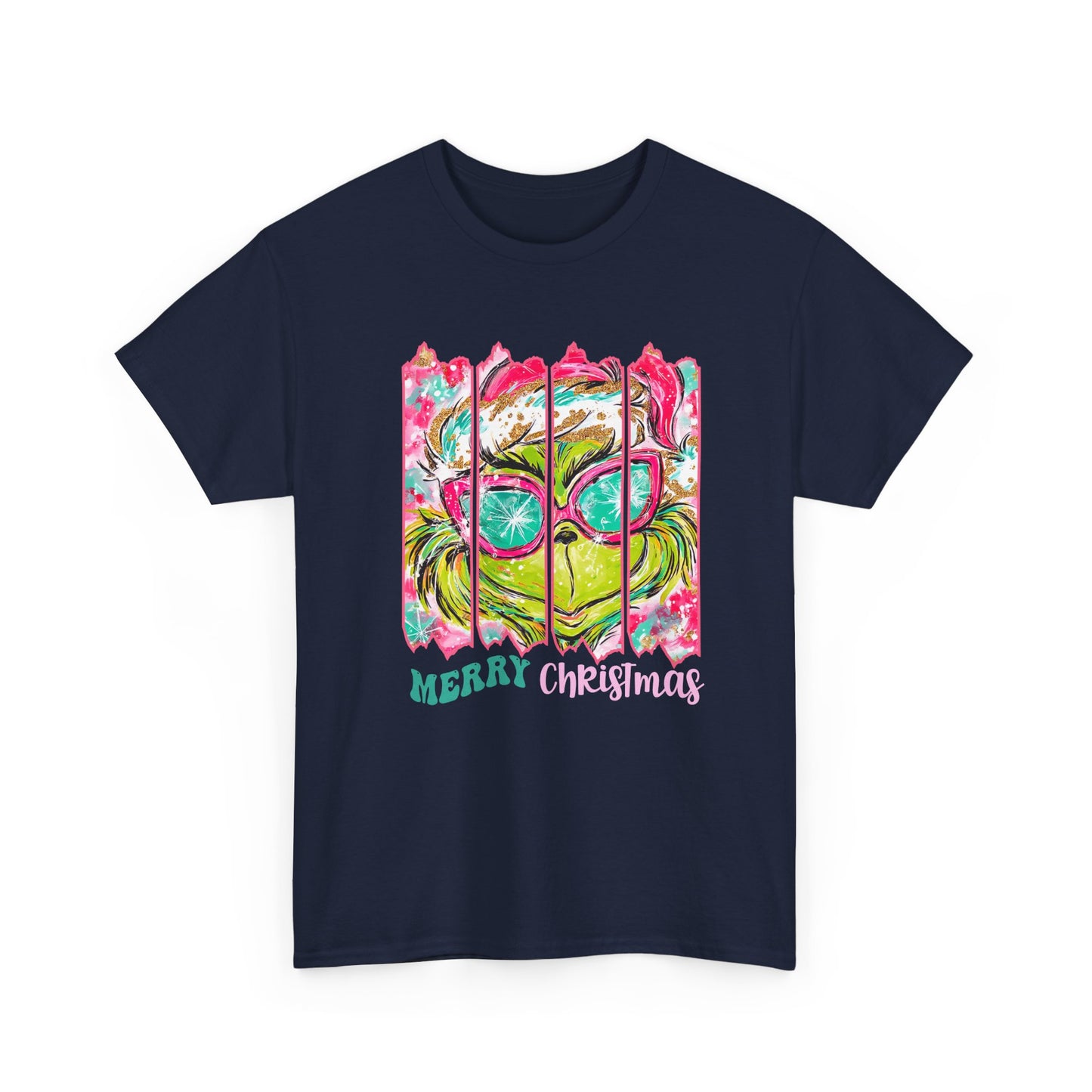Merry Christmas Grinch Unisex Heavy Cotton Tee