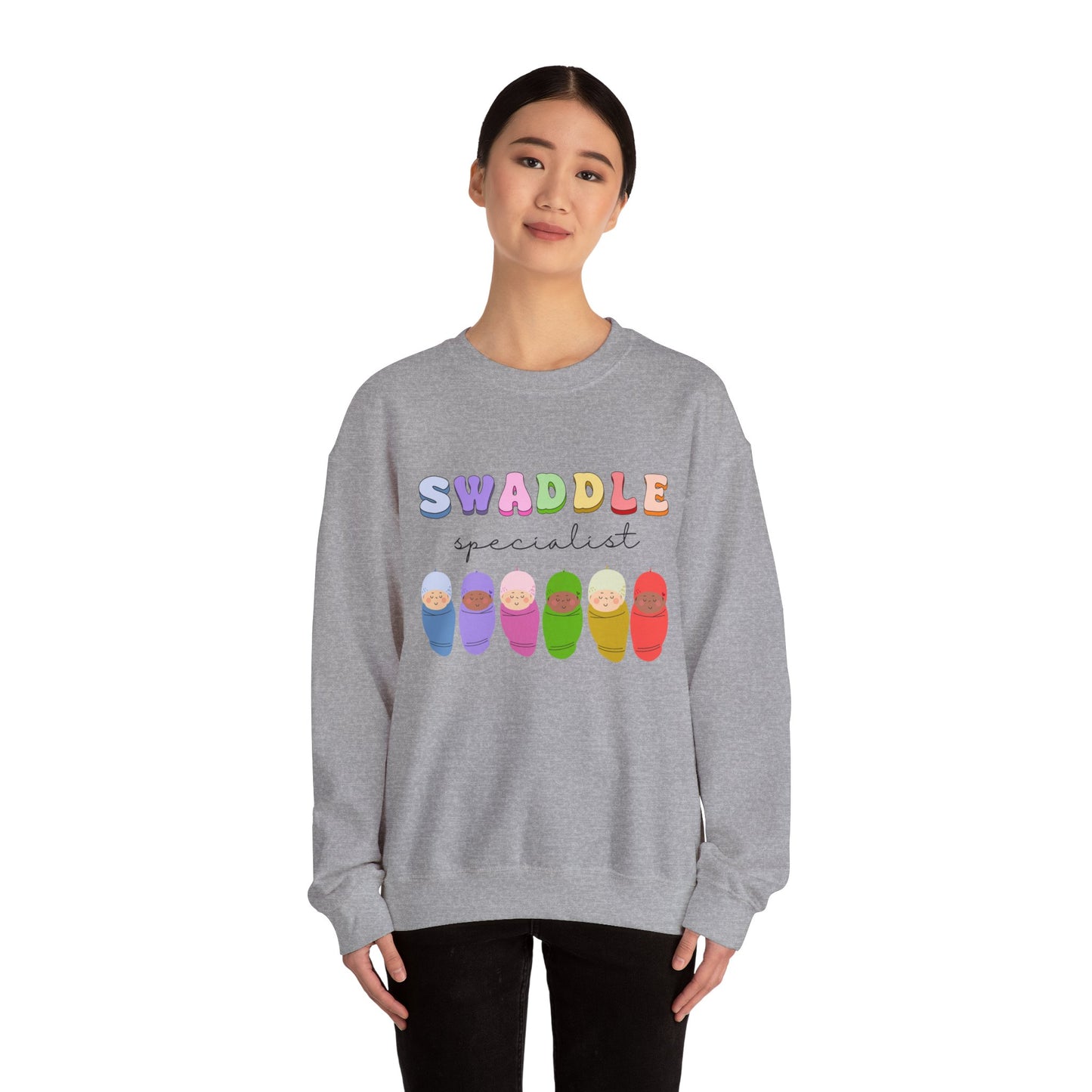 Swaddle Specialist  Unisex Heavy Blend™ Crewneck Sweatshirt