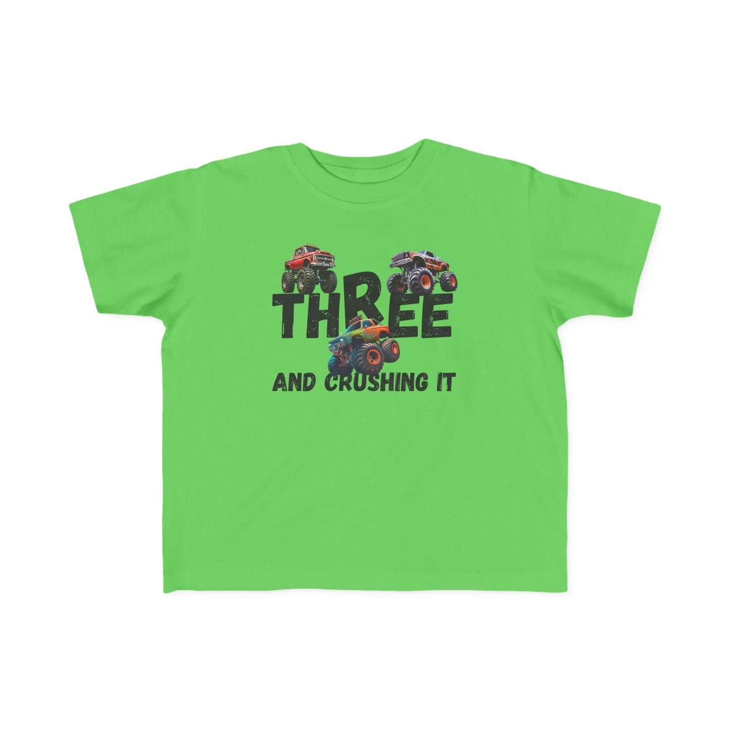 Three And Crushing ItToddler's Fine Jersey Tee