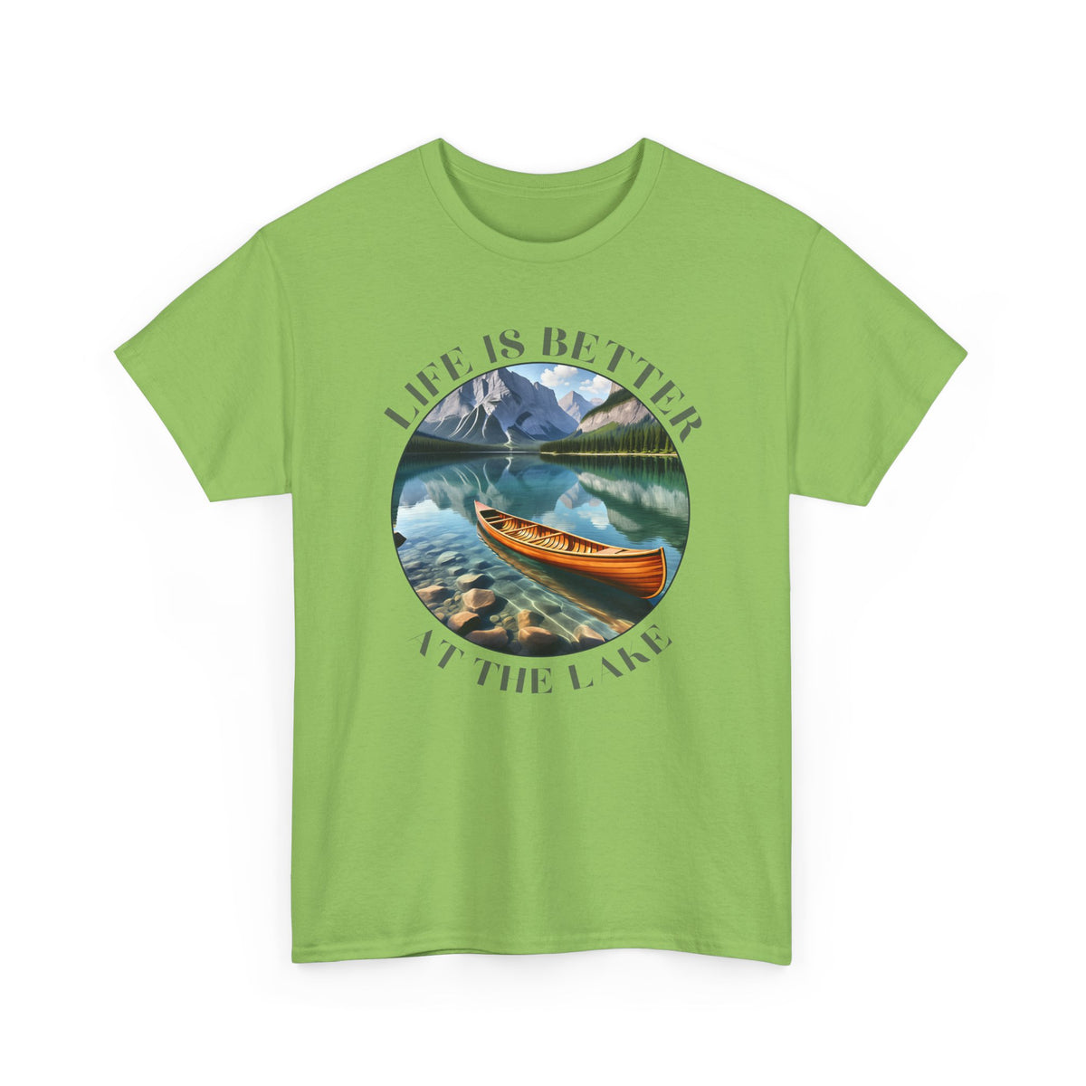Life Is Better At The Lake Unisex Heavy Cotton Tee