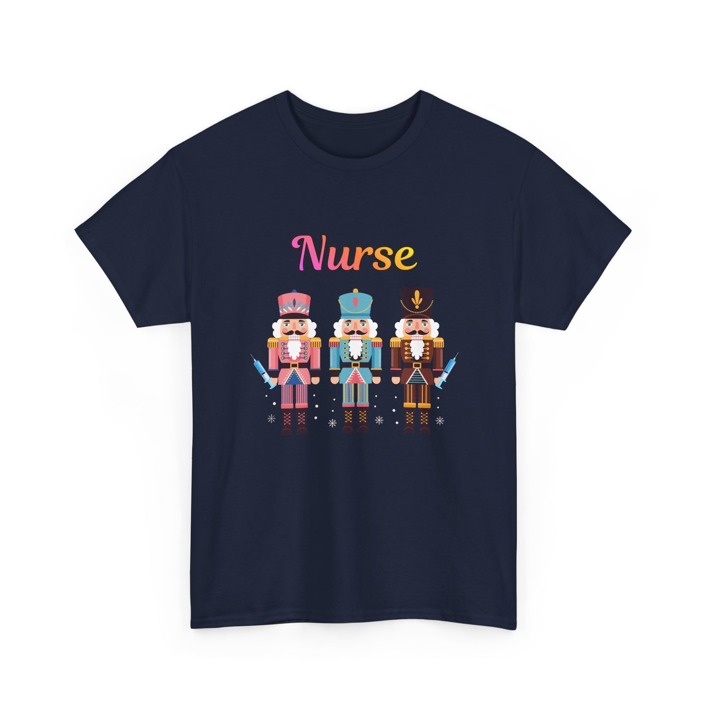 Nurse Nutcracker Unisex Heavy Cotton Tee