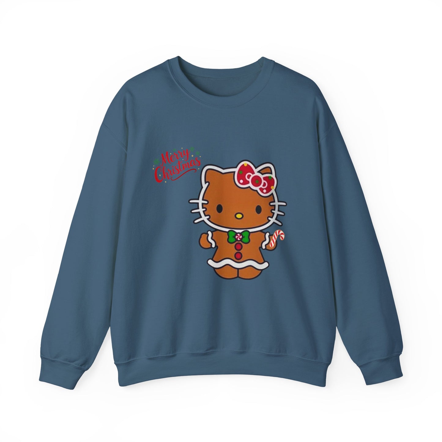 Merry Christmas Hello Kitty Unisex Heavy Blend™ Crewneck Sweatshirt