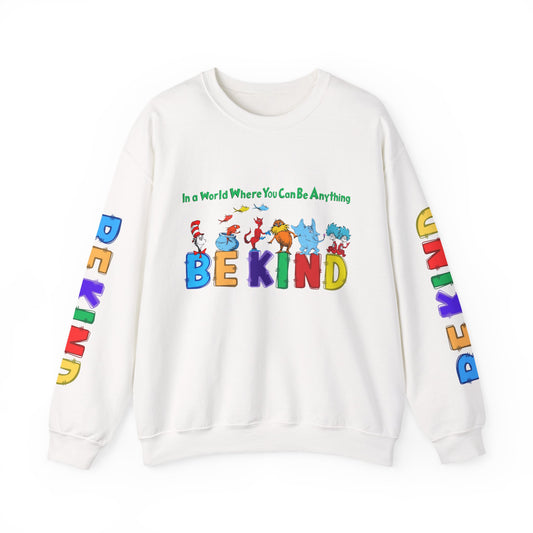 Be Kind Dr.Seuss Unisex Heavy Blend™ Crewneck Sweatshirt