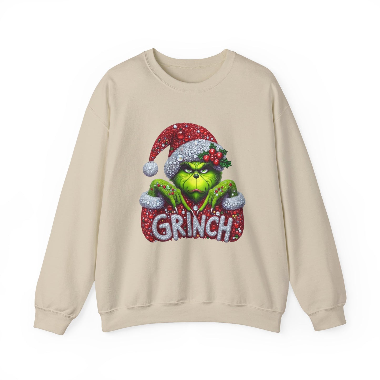 Glitter Grinch Unisex Heavy Blend™ Crewneck Sweatshirt