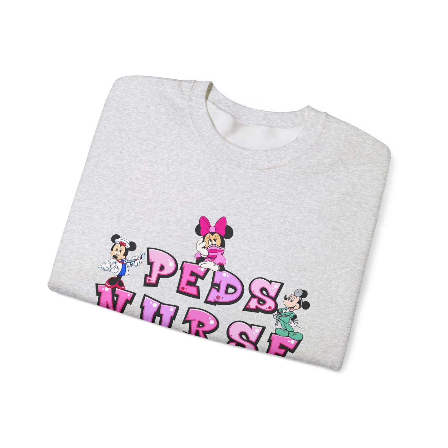 Peds Nurse Unisex Heavy Blend™ Crewneck Sweatshirt