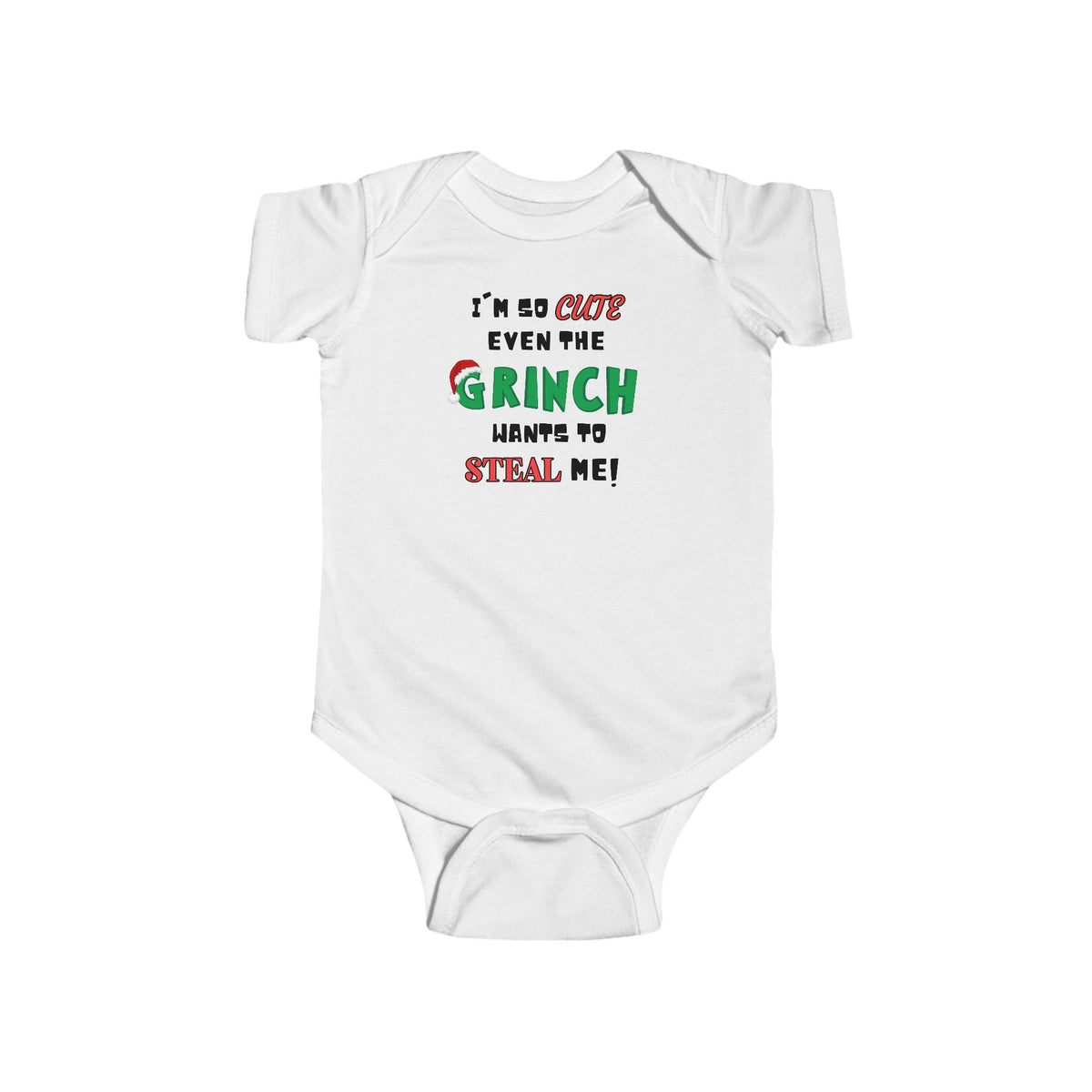 I'm So Cute Grinch Infant Fine Jersey Bodysuit