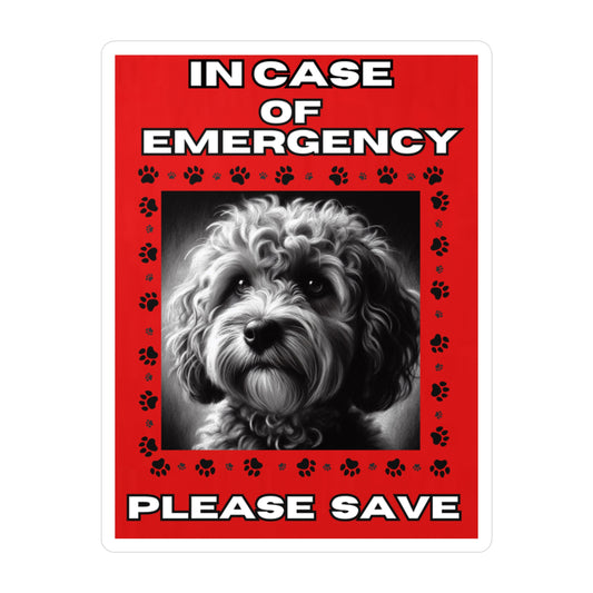 Pet Safety Rescue Vinyl Decal