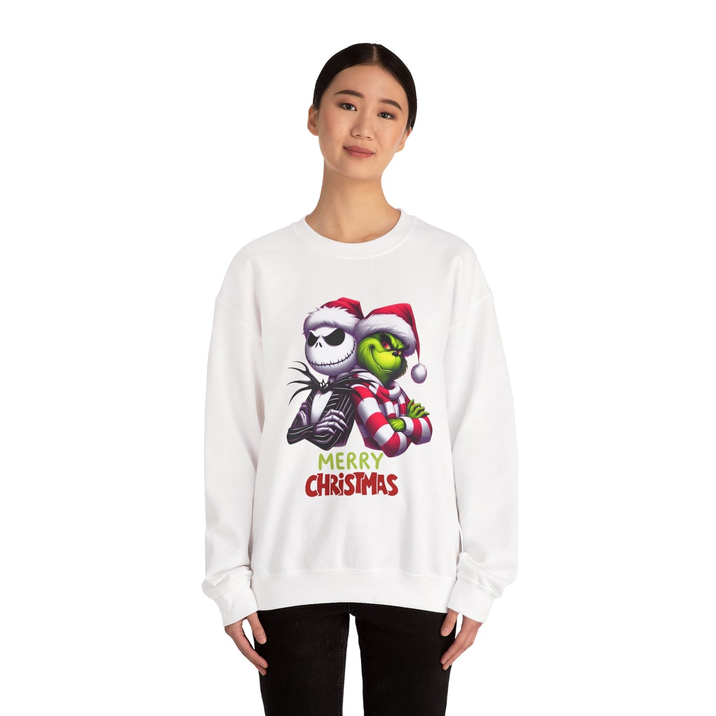 Merry Christmas Grinch Unisex Heavy Blend™ Crewneck Sweatshirt