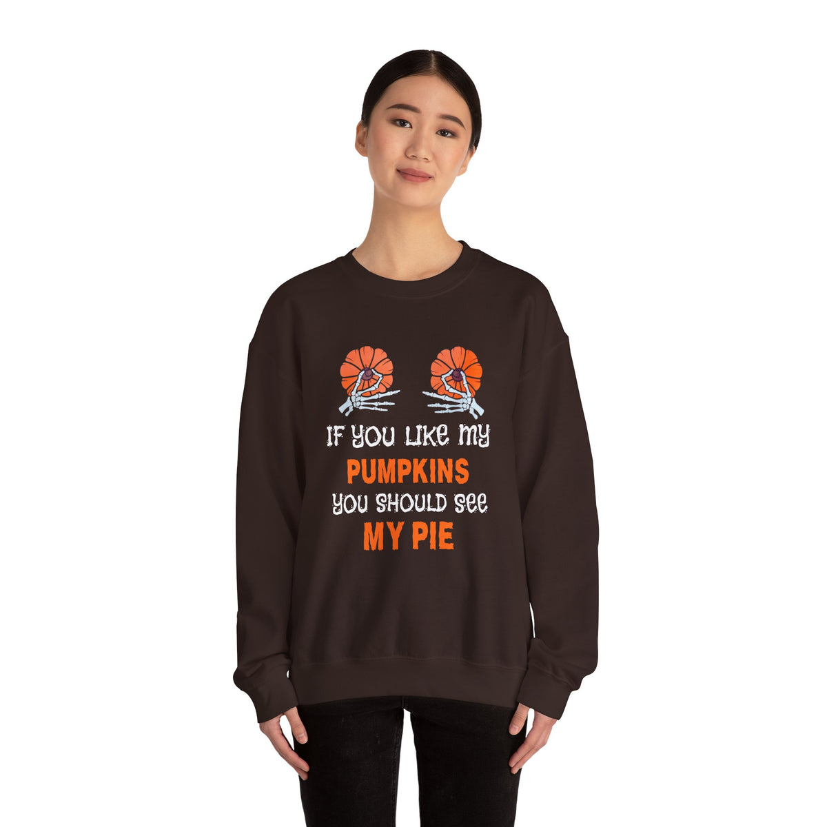 If You Like My Pumpkins Unisex Heavy Blend™ Crewneck Sweatshirt