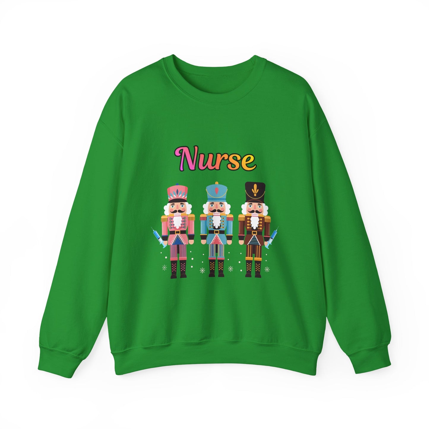 Nurse Nutcracker Unisex Heavy Blend™ Crewneck Sweatshirt