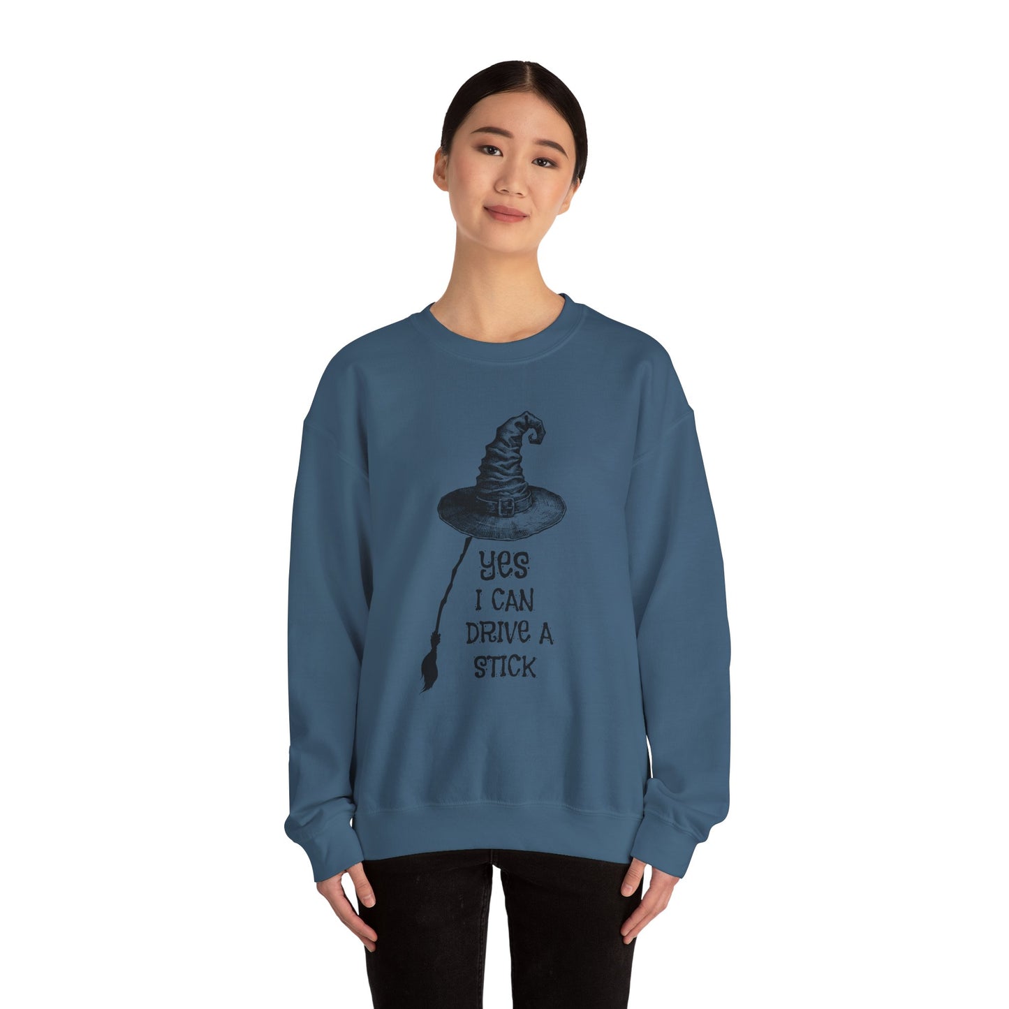 Yes I Can Drive A Stick Unisex Heavy Blend™ Crewneck Sweatshirt