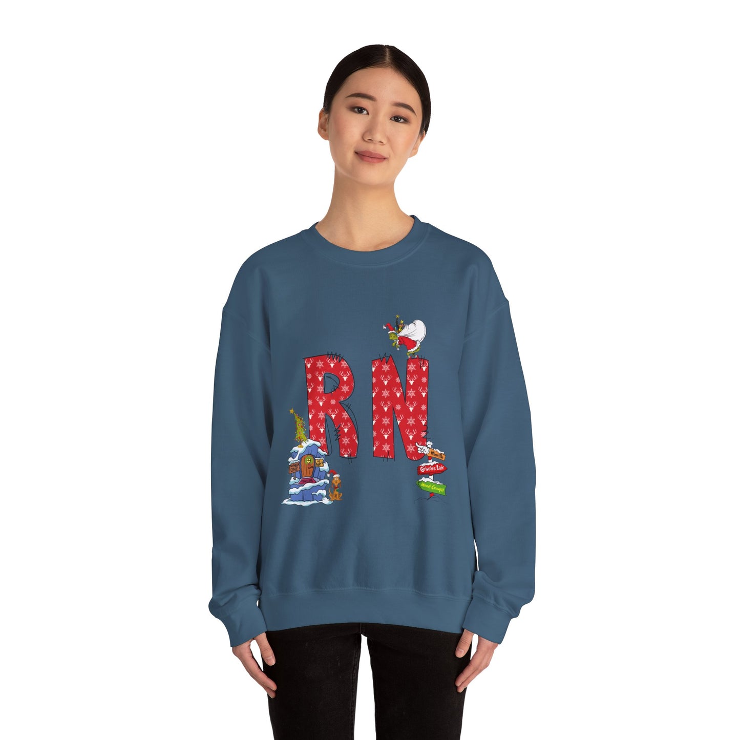 RN Grinch Unisex Heavy Blend™ Crewneck Sweatshirt