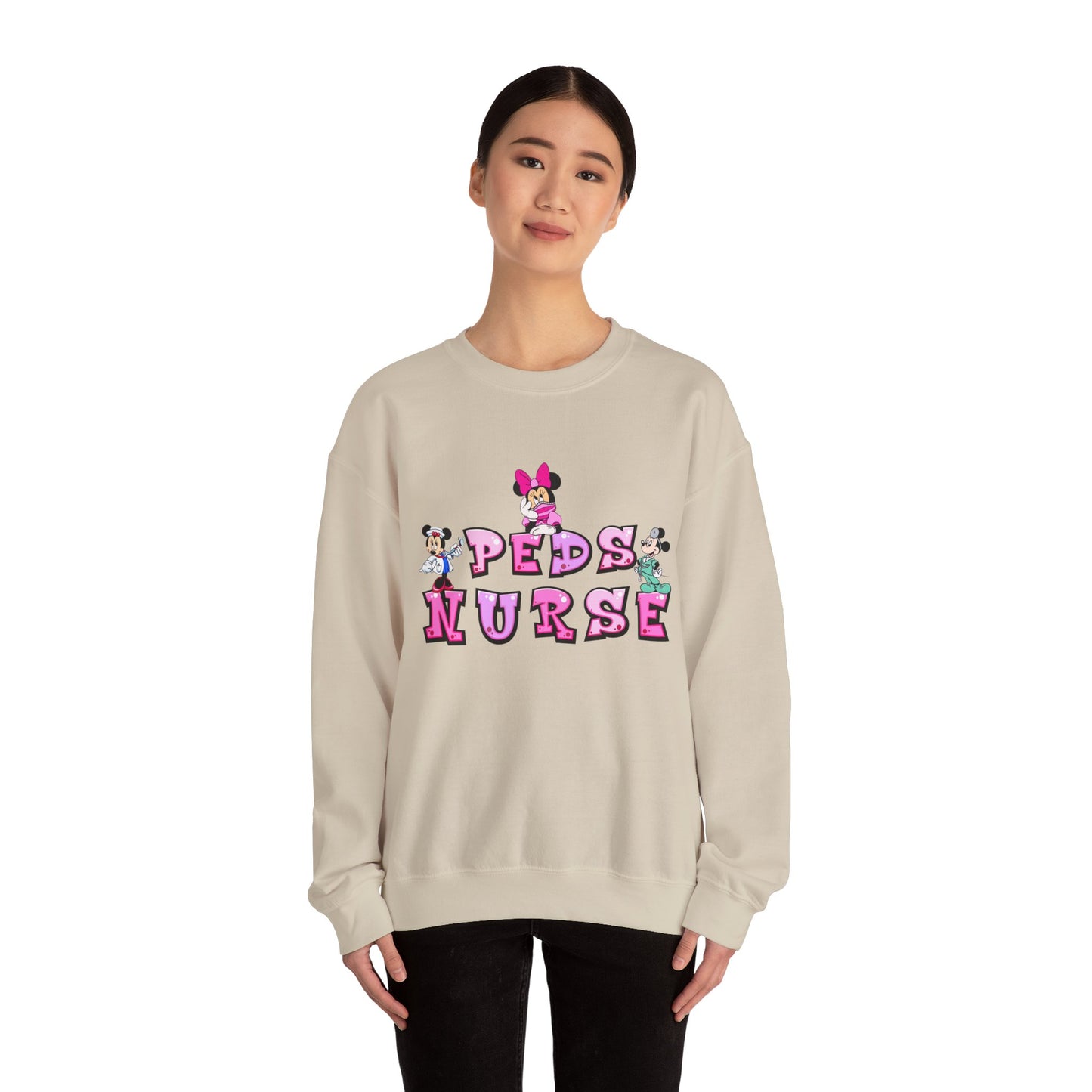 Peds Nurse Unisex Heavy Blend™ Crewneck Sweatshirt
