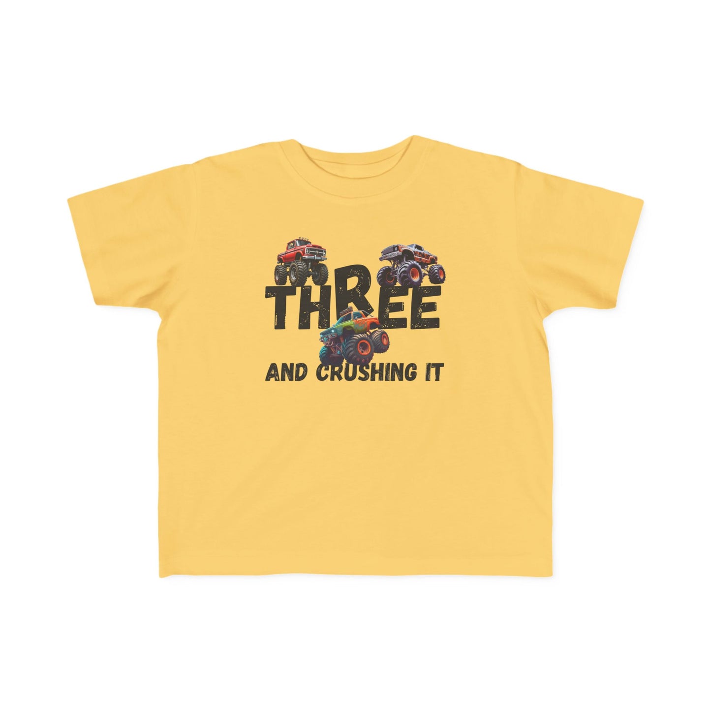 Three And Crushing ItToddler's Fine Jersey Tee