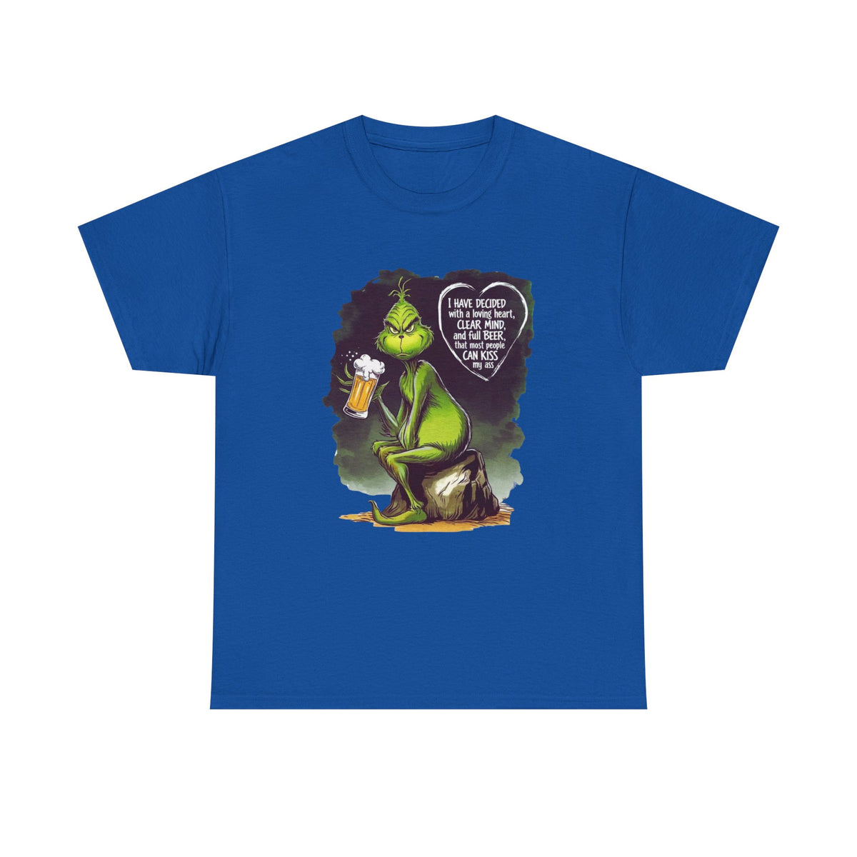 I Have Decided Grinch Unisex Heavy Cotton Tee