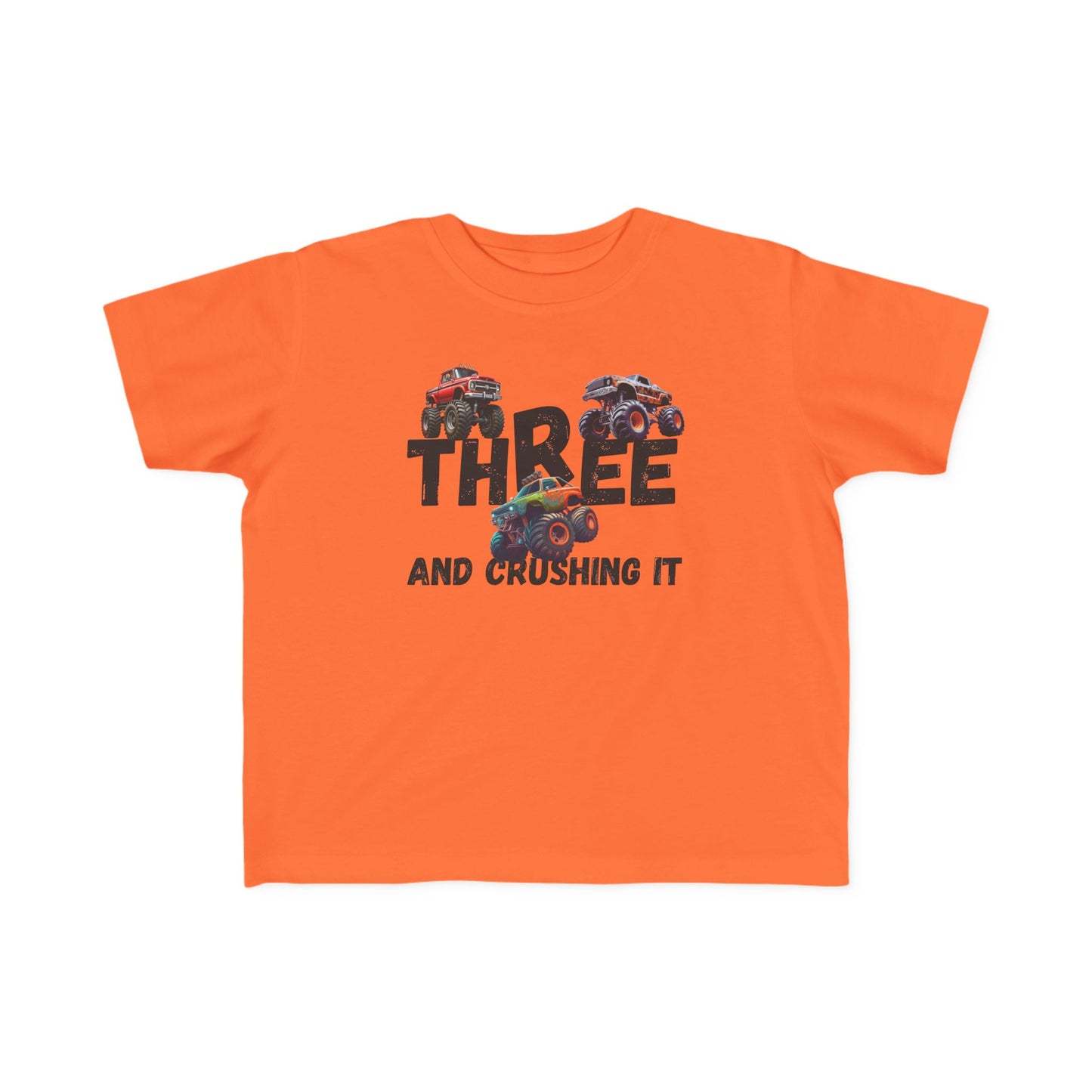 Three And Crushing ItToddler's Fine Jersey Tee