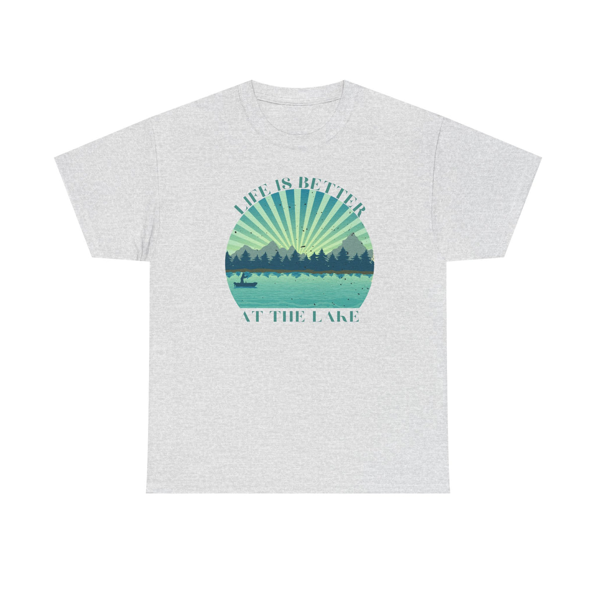 Life Is Better At The Lake Unisex Heavy Cotton Tee