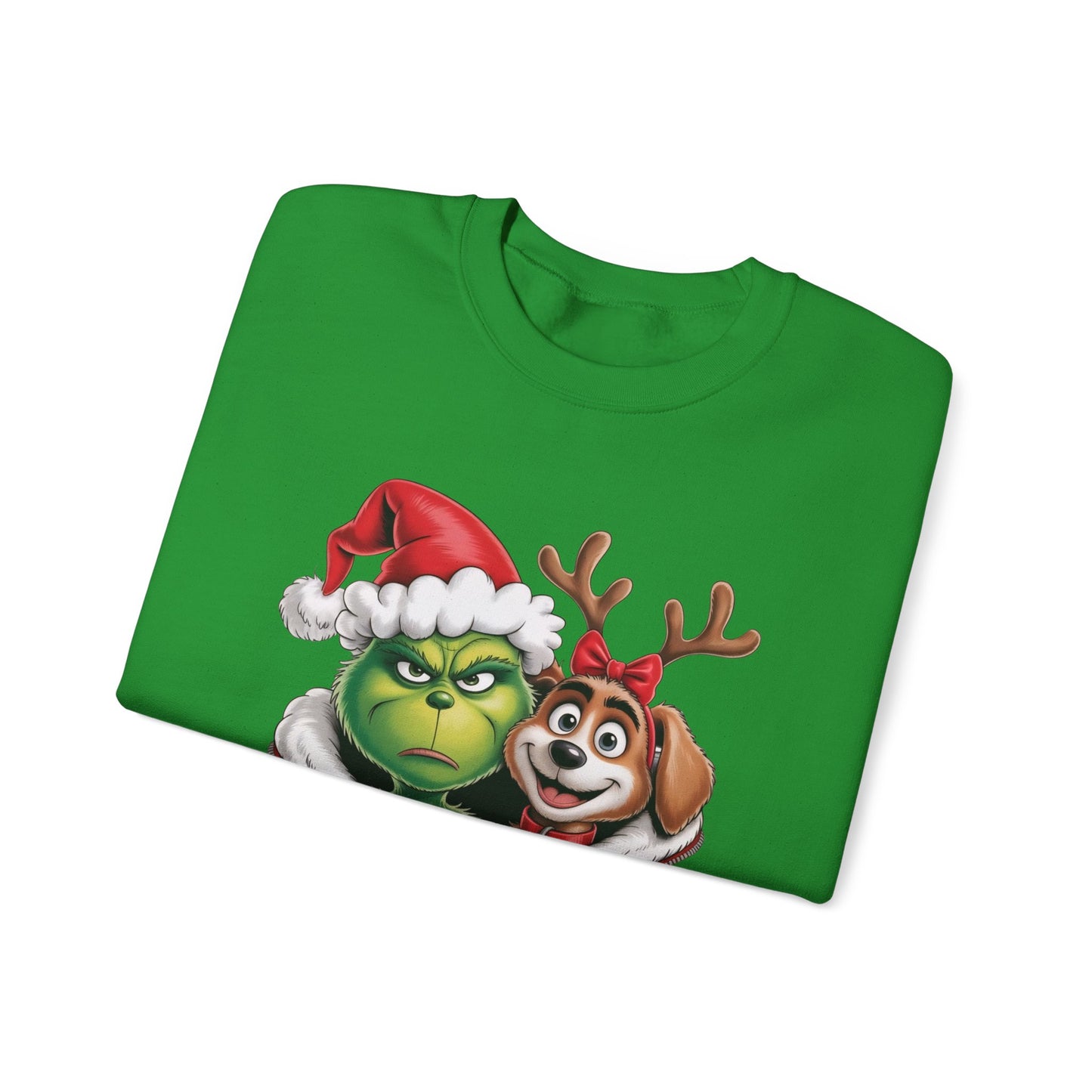 Social Interaction Grinch Unisex Heavy Blend™ Crewneck Sweatshirt