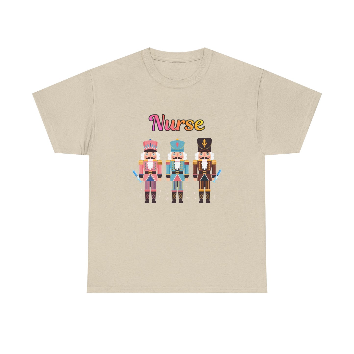 Nurse Nutcracker Unisex Heavy Cotton Tee