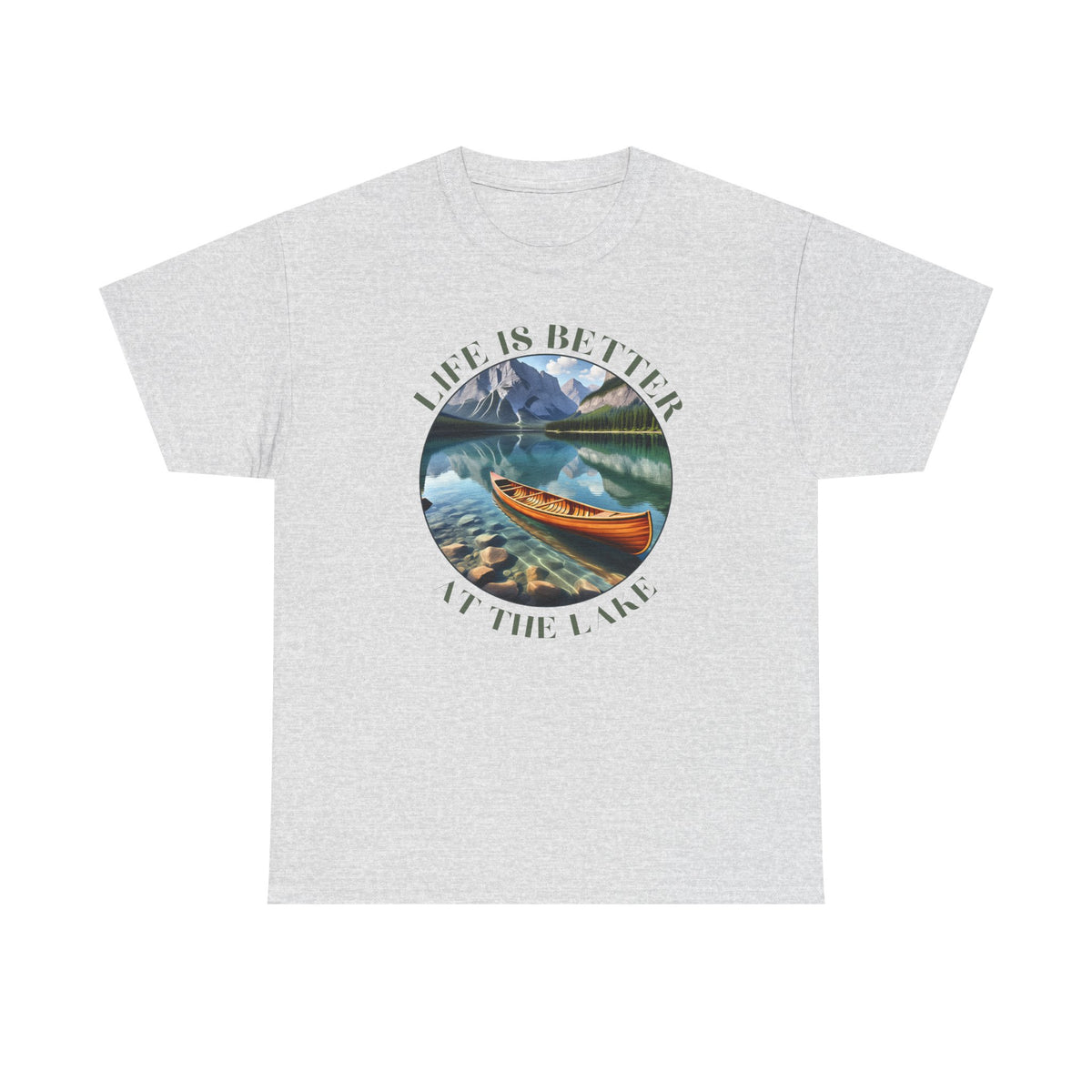 Life Is Better At The Lake Unisex Heavy Cotton Tee