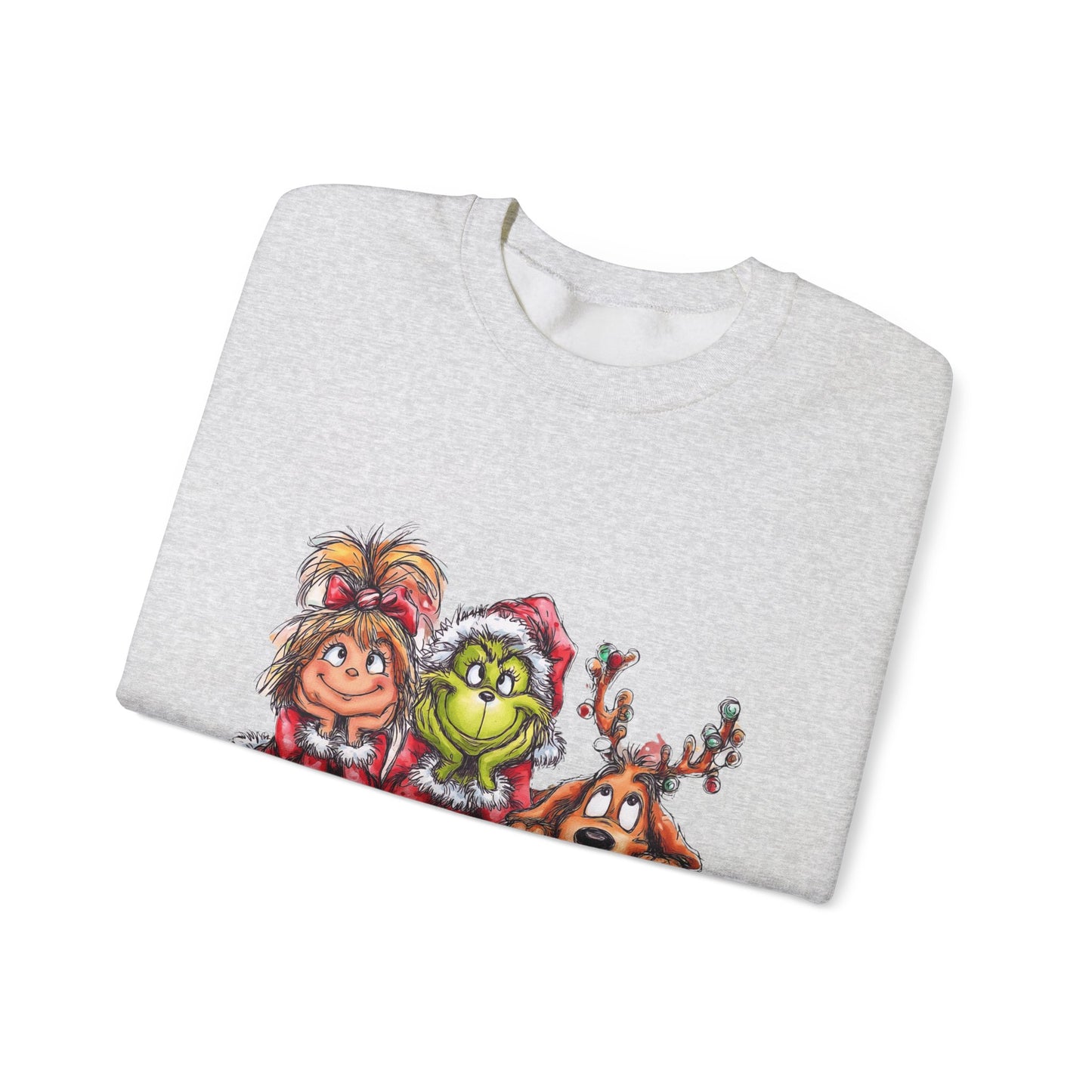 Tis The Season Grinch Unisex Heavy Blend™ Crewneck Sweatshirt