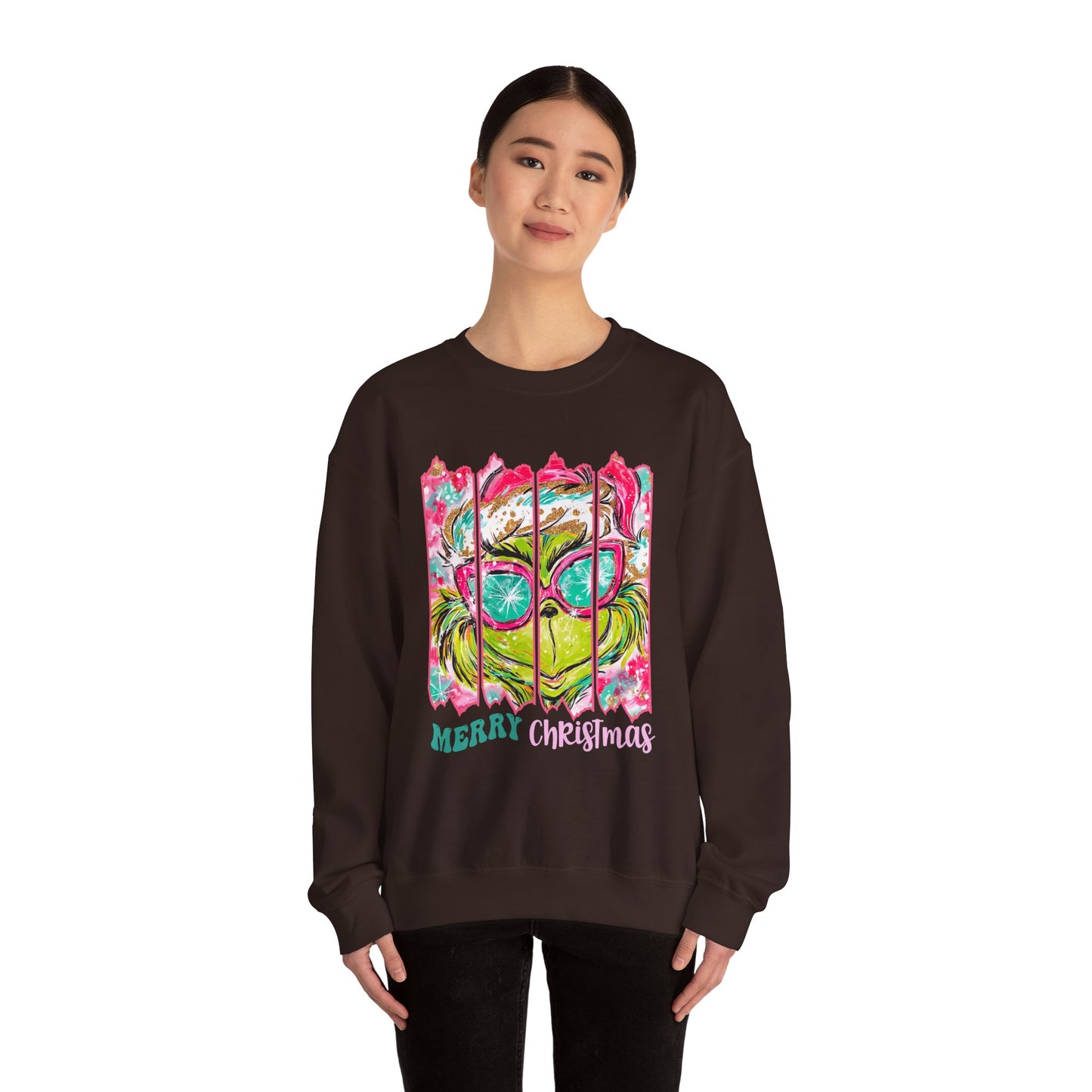 Merry Christmas Grinch Unisex Heavy Blend™ Crewneck Sweatshirt
