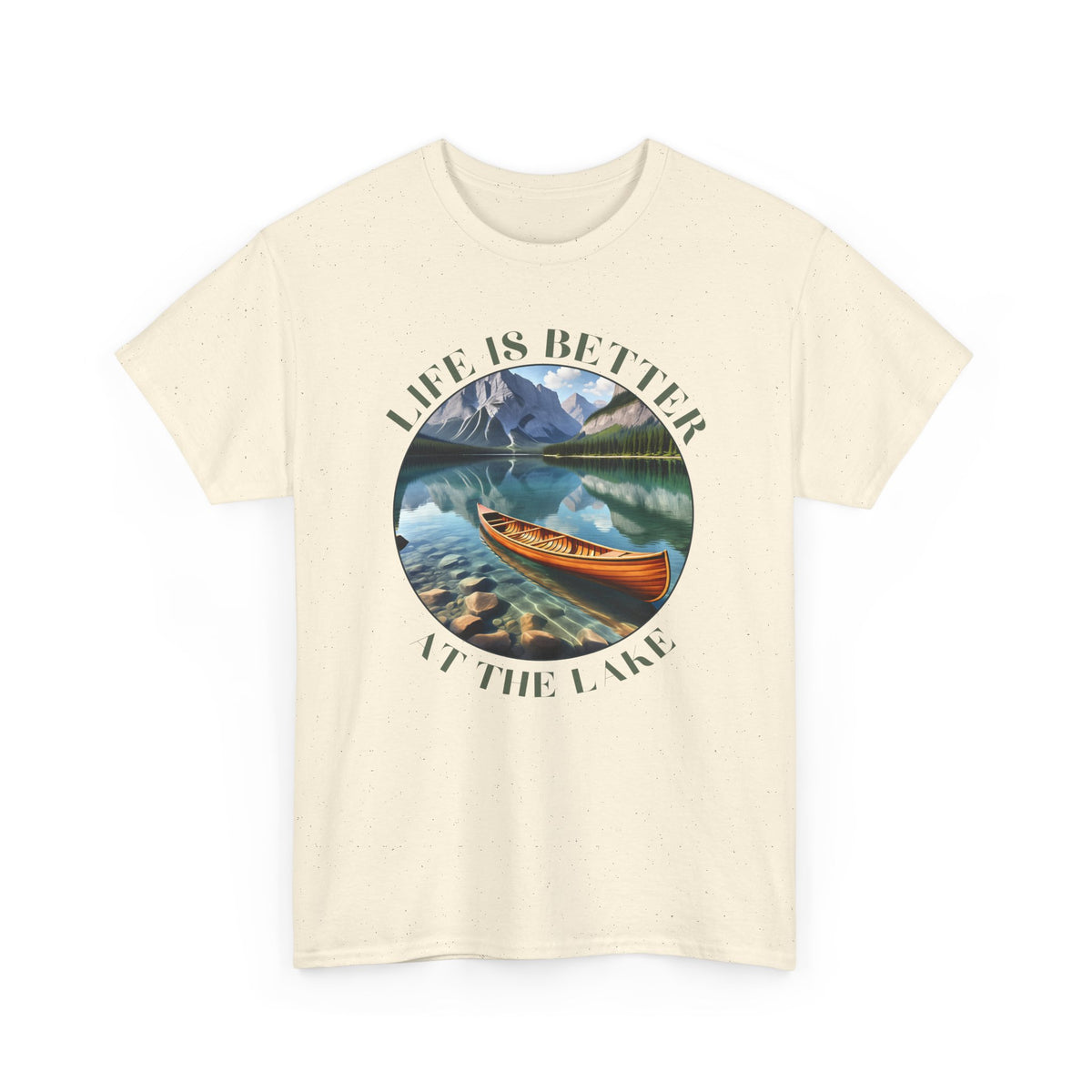 Life Is Better At The Lake Unisex Heavy Cotton Tee