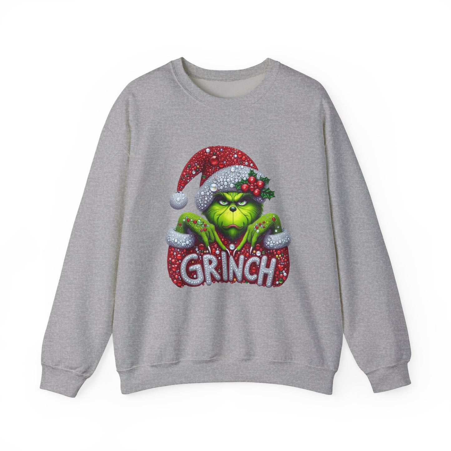 Glitter Grinch Unisex Heavy Blend™ Crewneck Sweatshirt