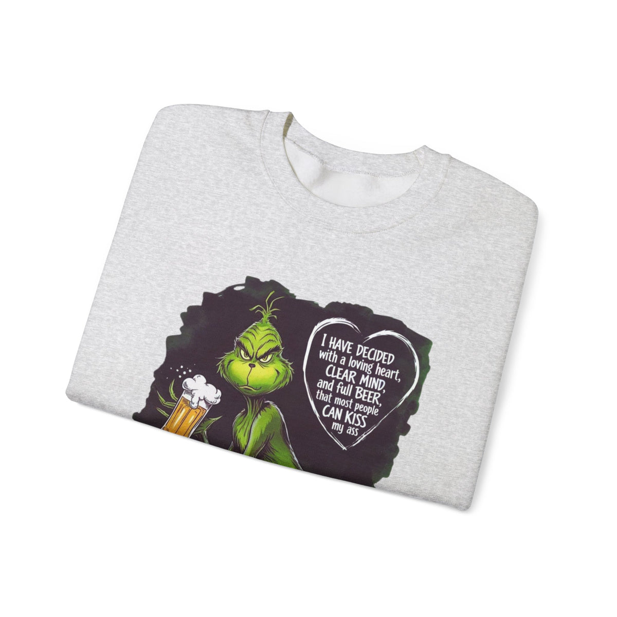 I Have Decided Grinch Unisex Heavy Blend™ Crewneck Sweatshirt