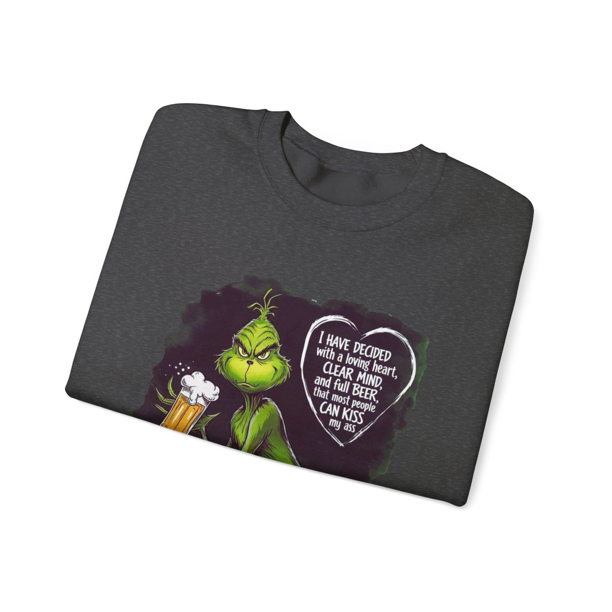 I Have Decided Grinch Unisex Heavy Blend™ Crewneck Sweatshirt