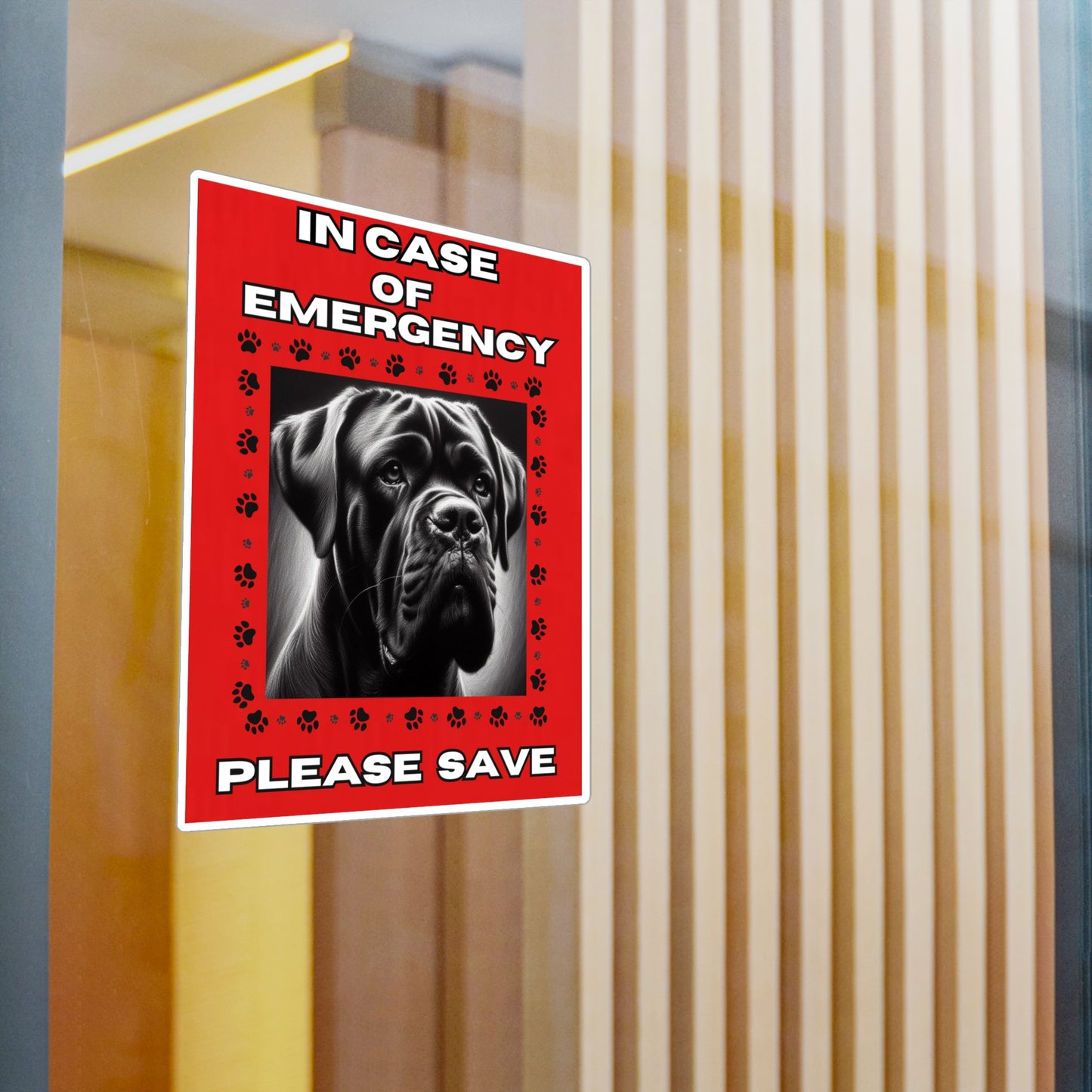 Pet Safety Rescue Vinyl Decal