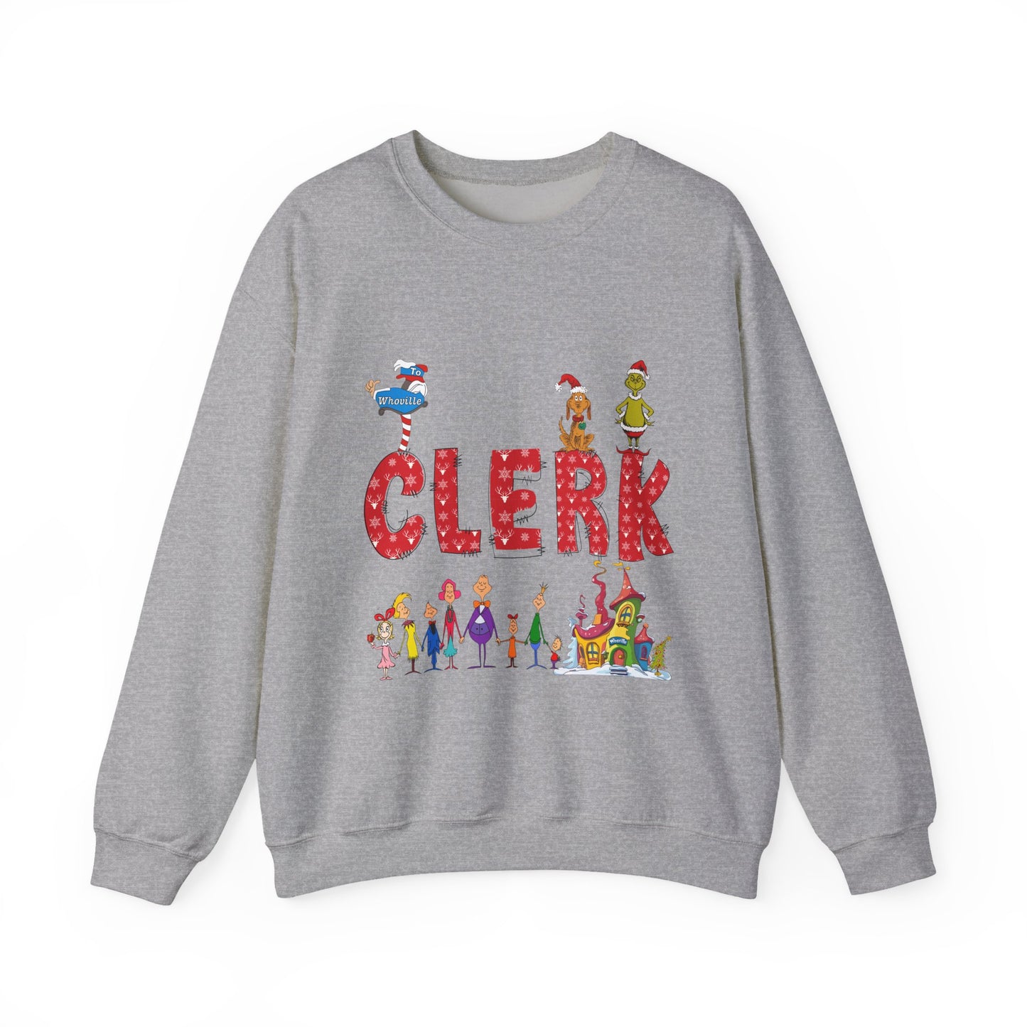 Clerk Grinch Unisex Heavy Blend™ Crewneck Sweatshirt