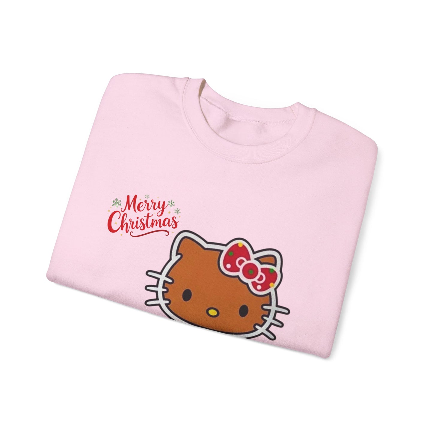 Merry Christmas Hello Kitty Unisex Heavy Blend™ Crewneck Sweatshirt