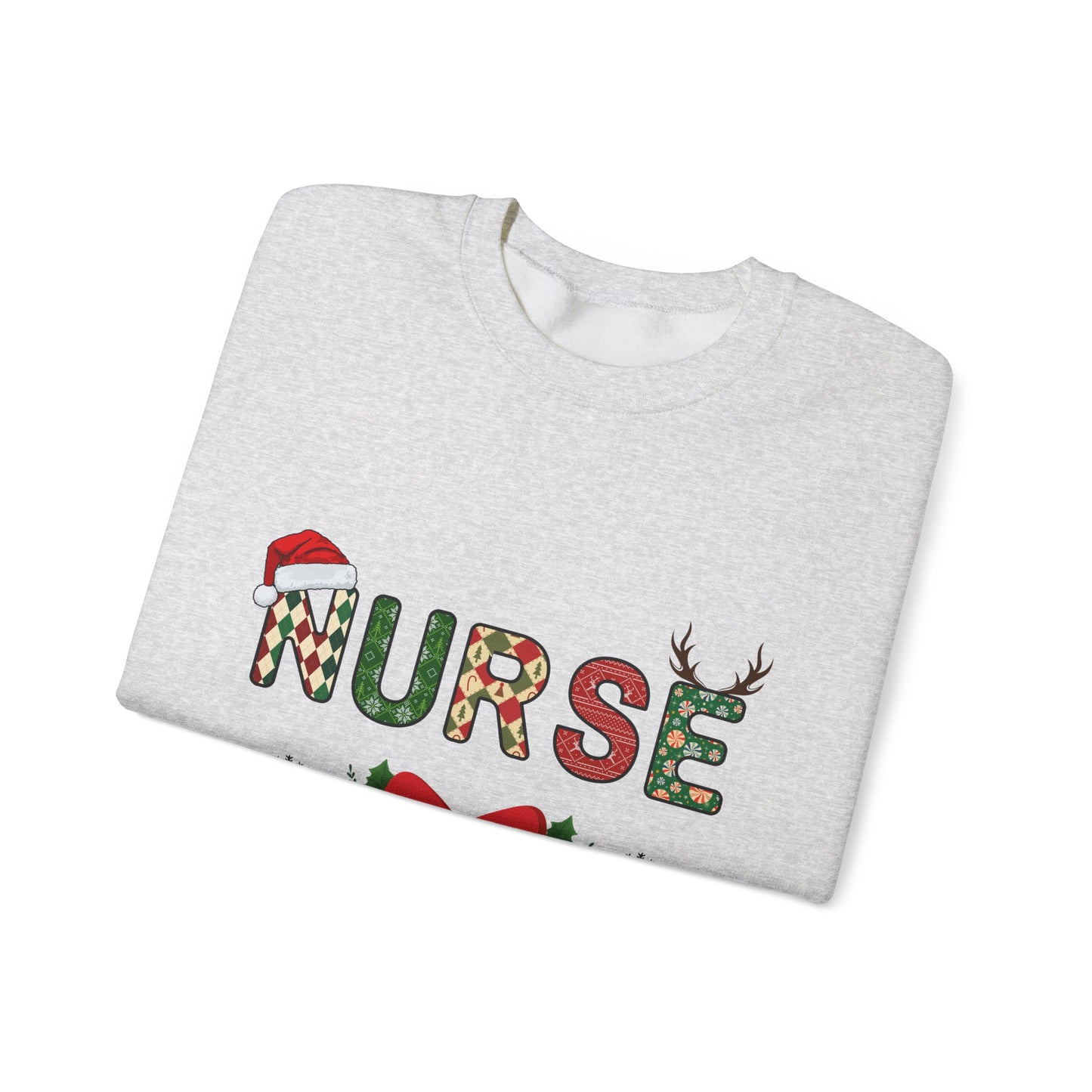 Nurse Christmas Unisex Heavy Blend™ Crewneck Sweatshirt