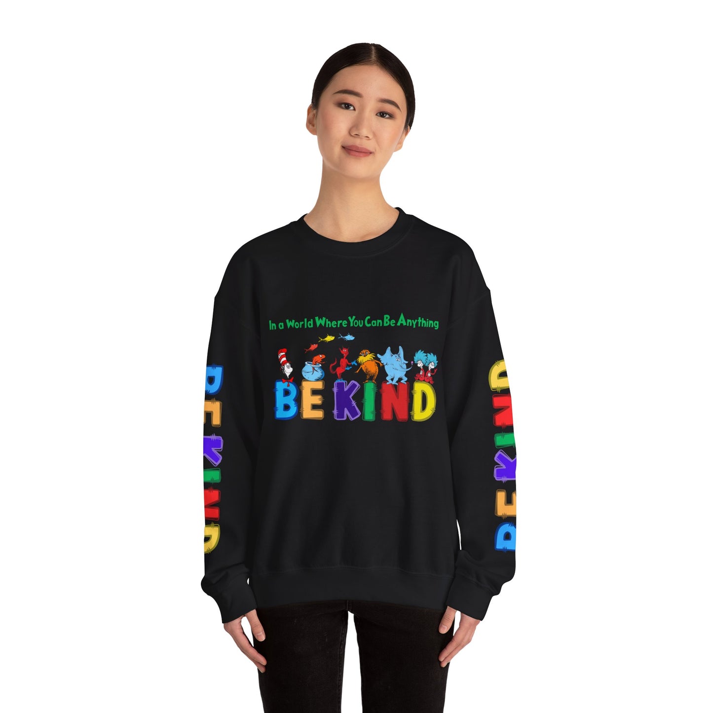 Be Kind Dr.Seuss Unisex Heavy Blend™ Crewneck Sweatshirt