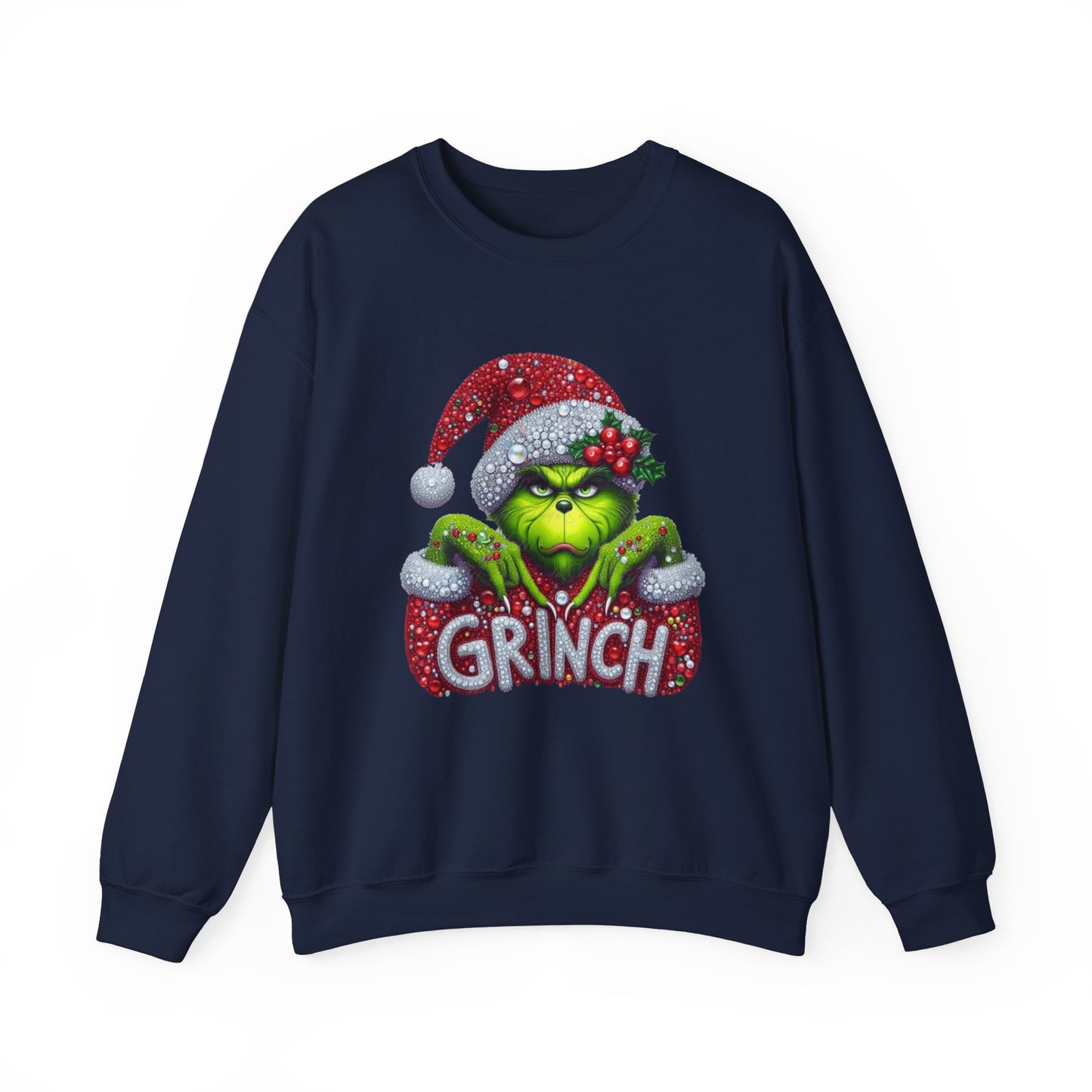 Glitter Grinch Unisex Heavy Blend™ Crewneck Sweatshirt