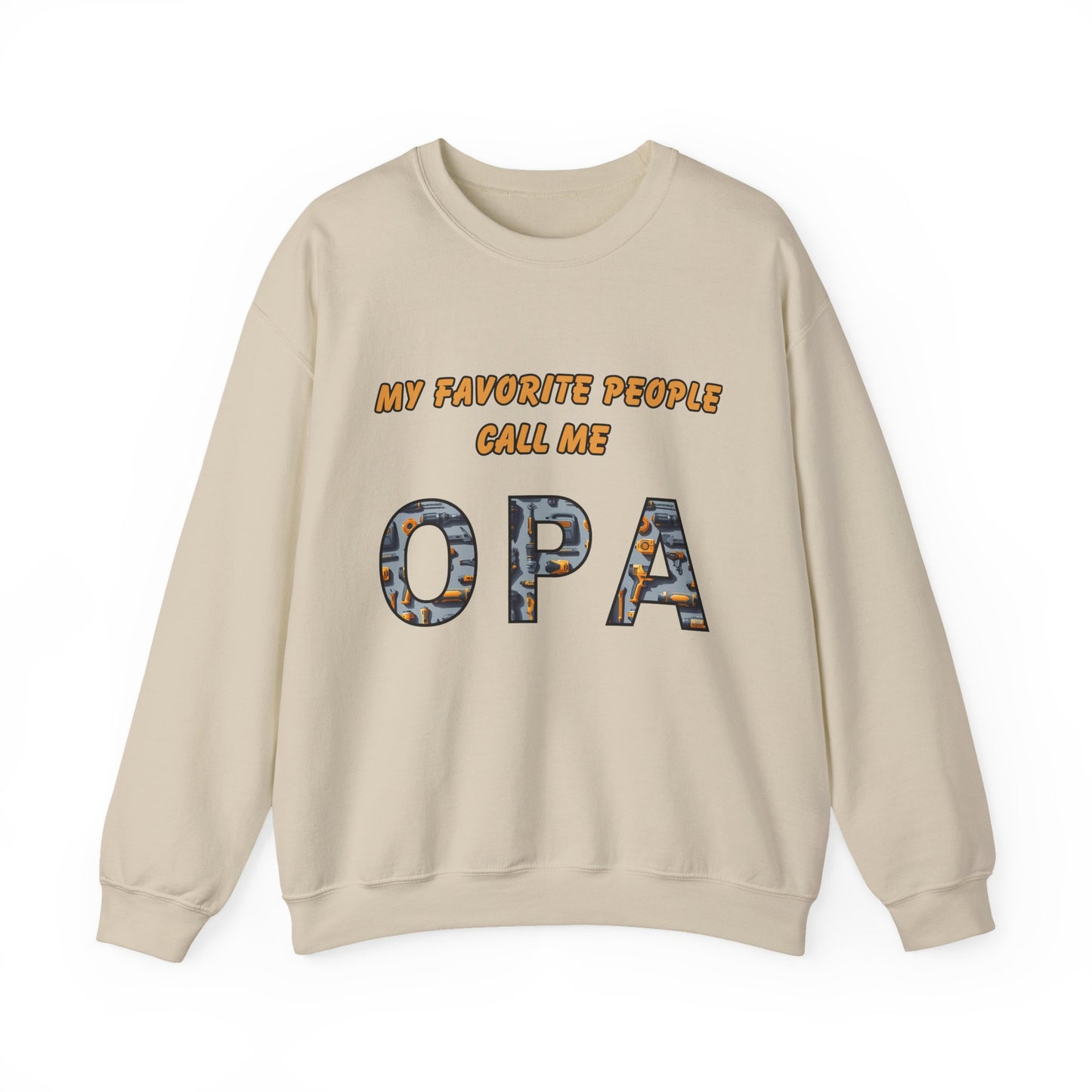 My Favorite People Call Me Opa Unisex Heavy Blend™ Crewneck Sweatshirt