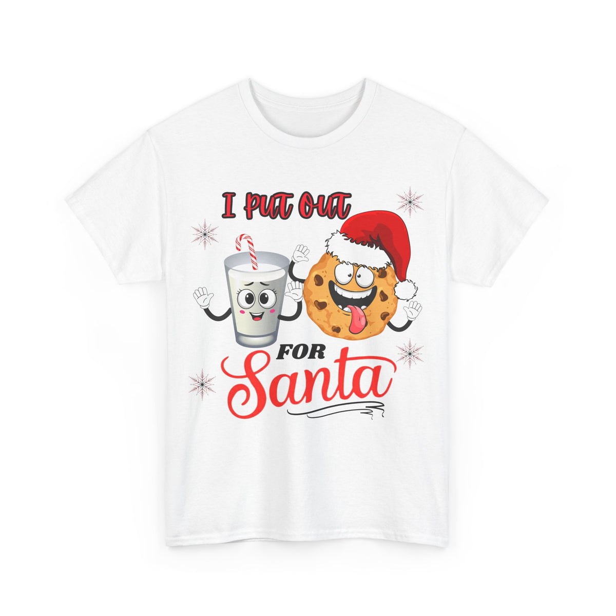 I Put Out For Santa Unisex Heavy Cotton Tee
