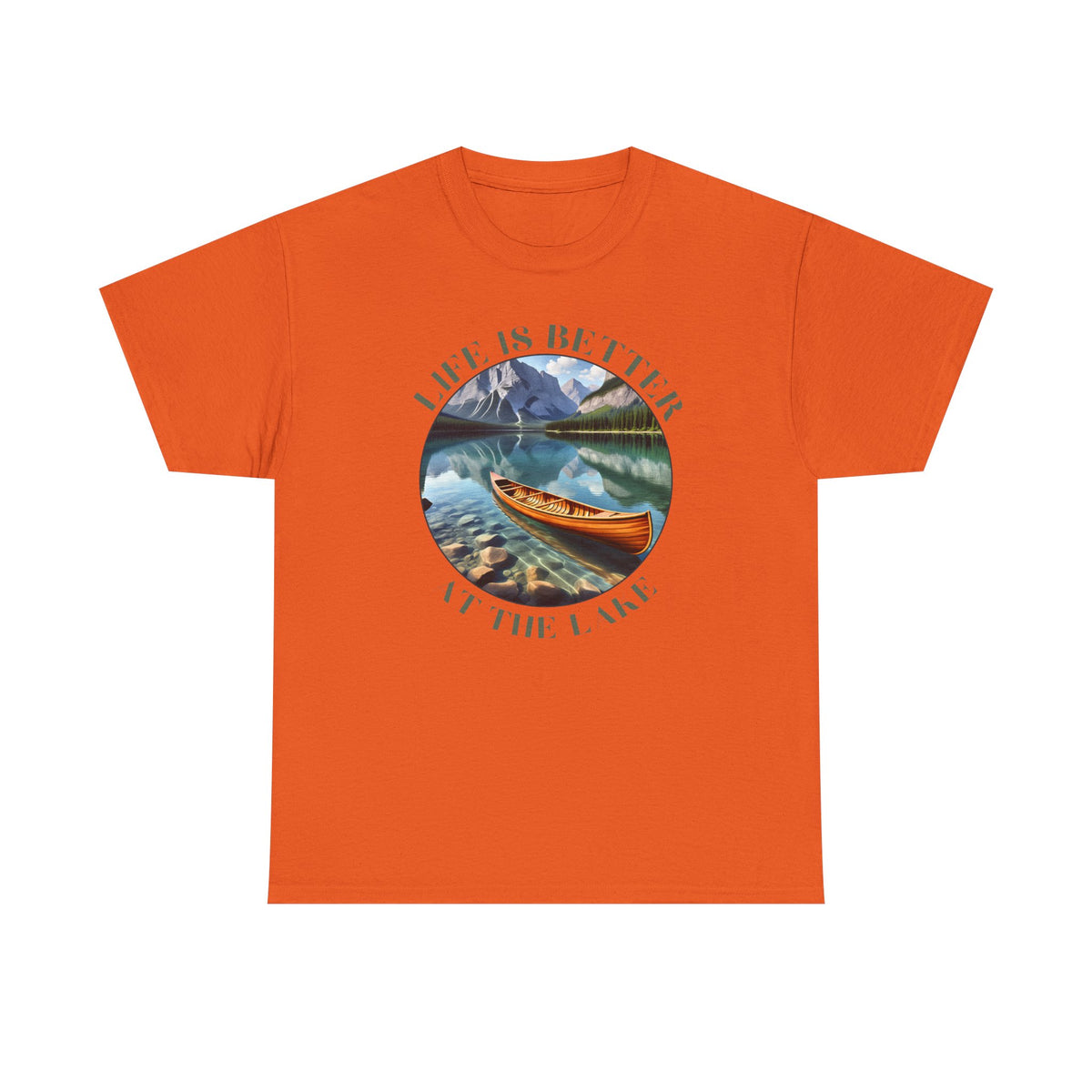 Life Is Better At The Lake Unisex Heavy Cotton Tee