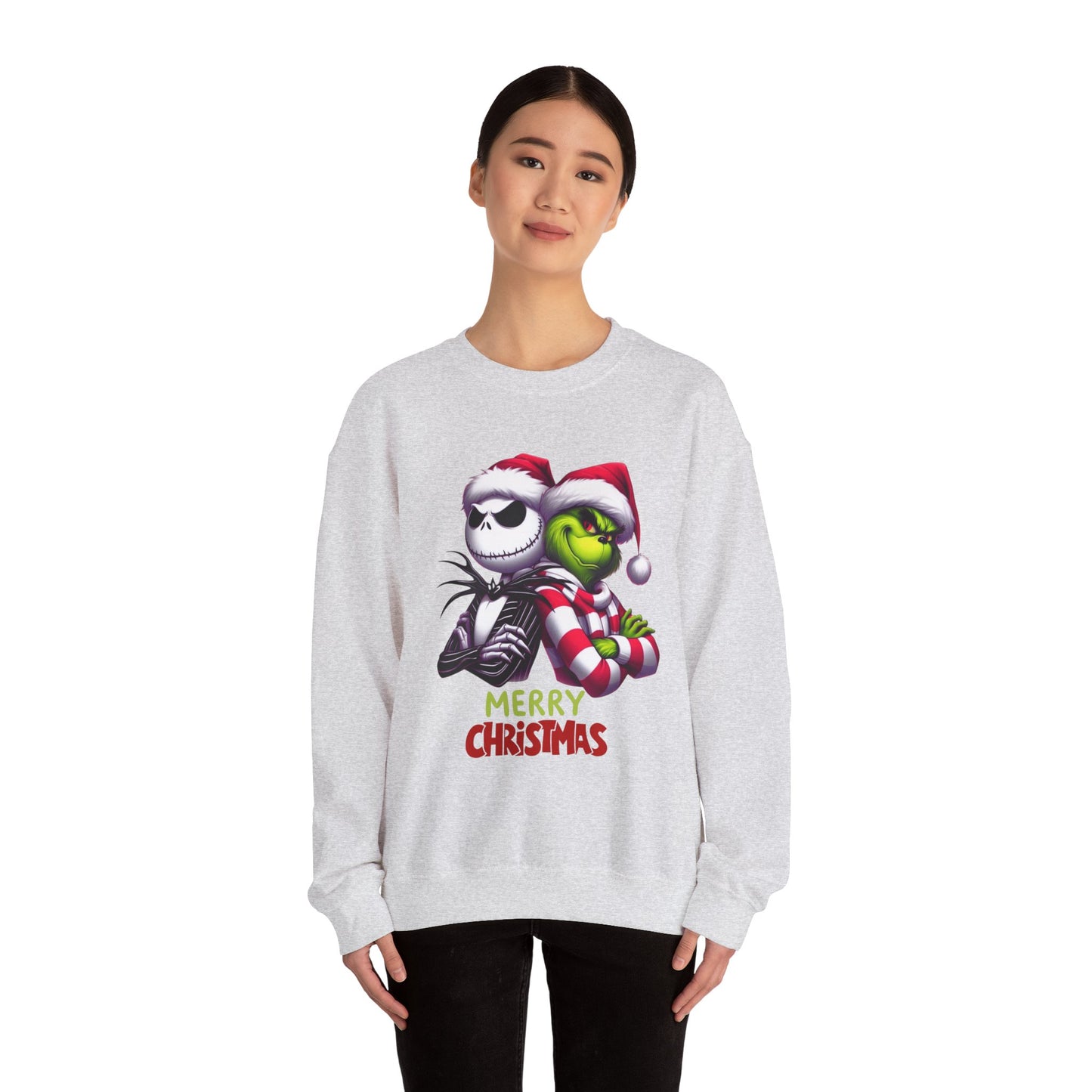 Merry Christmas Grinch Unisex Heavy Blend™ Crewneck Sweatshirt