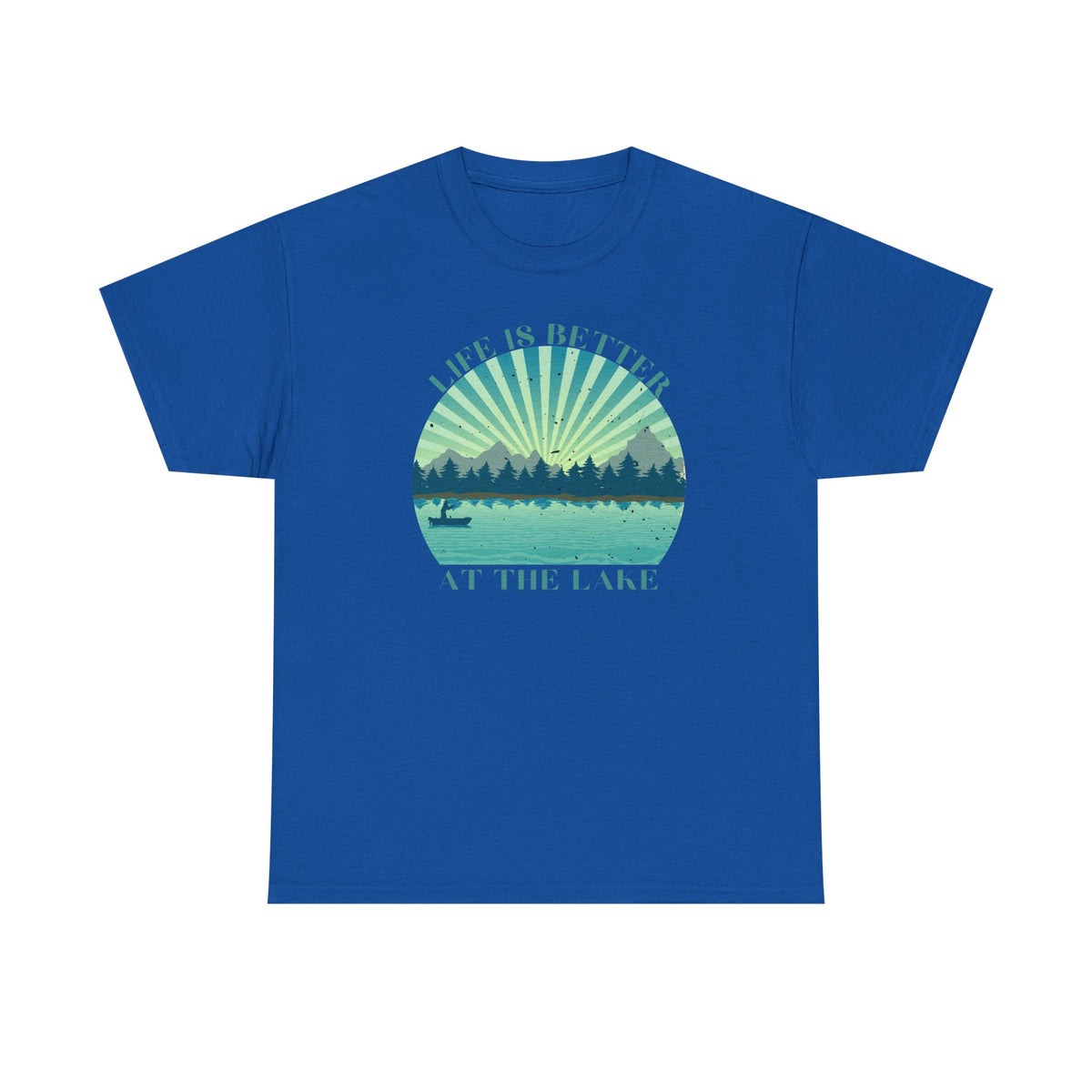 Life Is Better At The Lake Unisex Heavy Cotton Tee