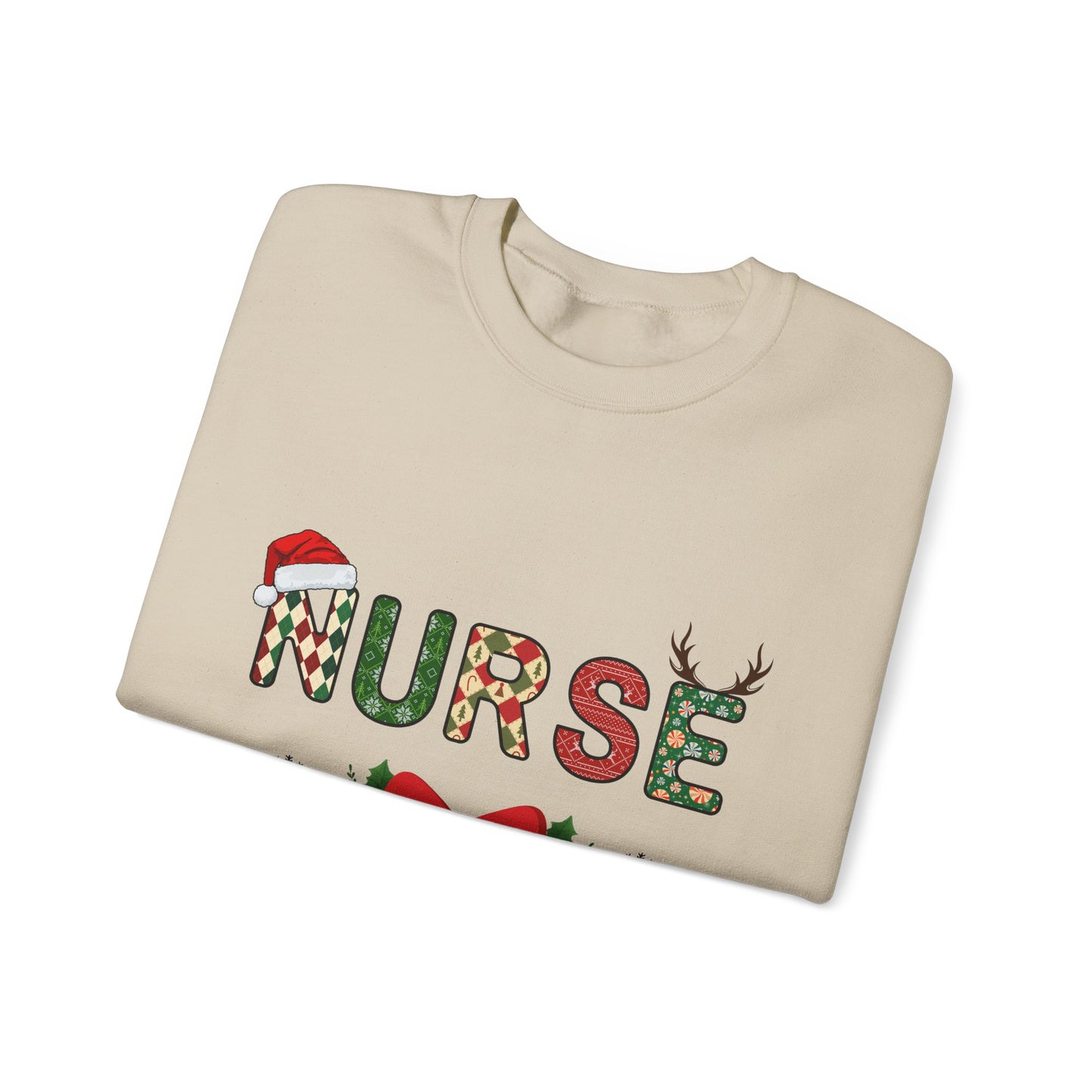 Nurse Christmas Unisex Heavy Blend™ Crewneck Sweatshirt