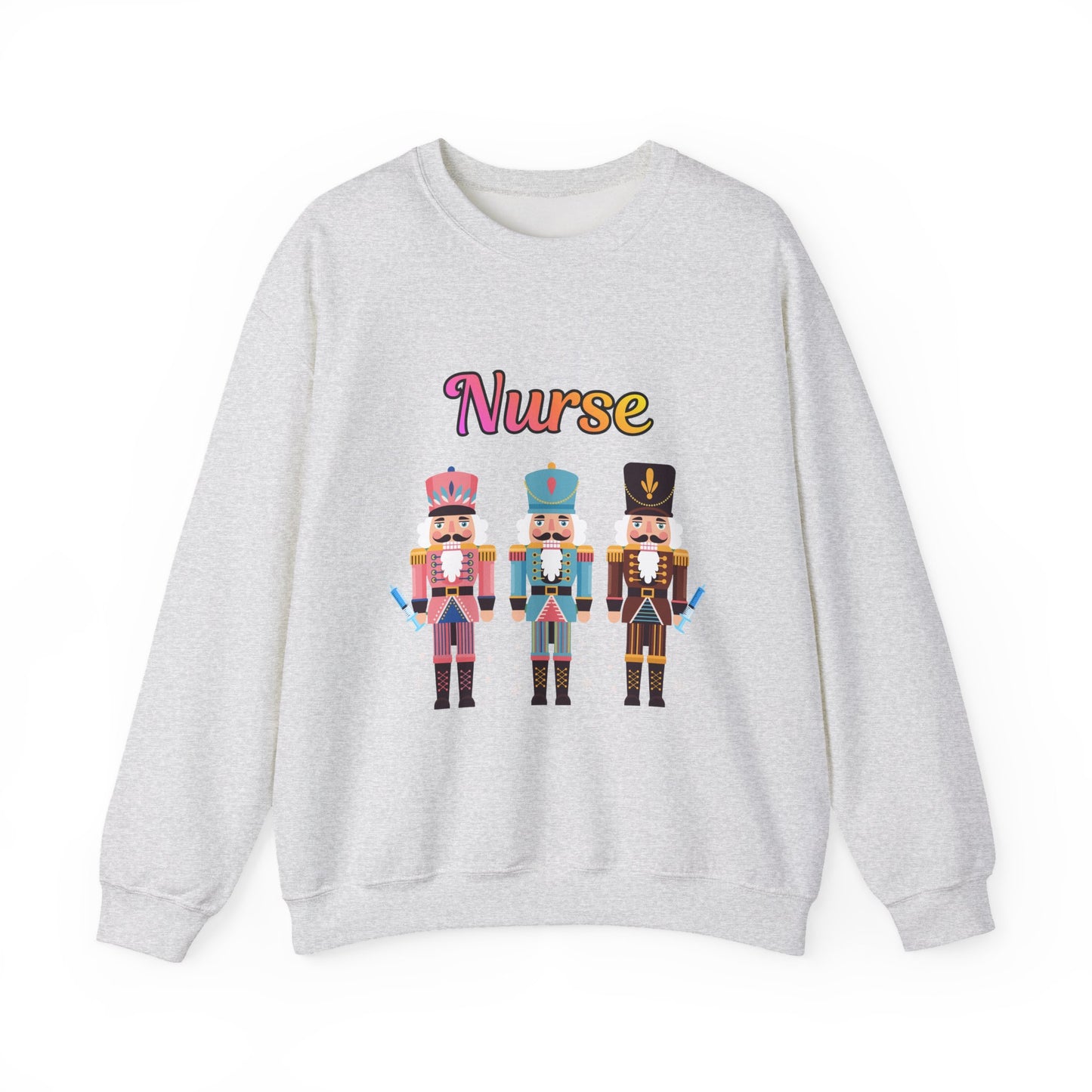 Nurse Nutcracker Unisex Heavy Blend™ Crewneck Sweatshirt