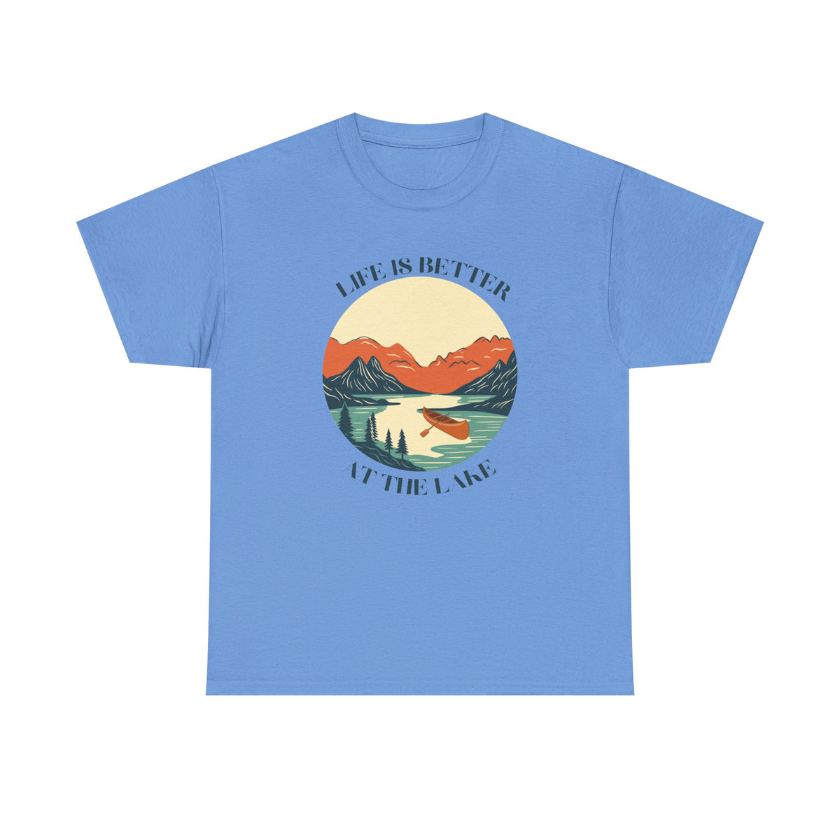 Life Is Better At The Lake Unisex Heavy Cotton Tee