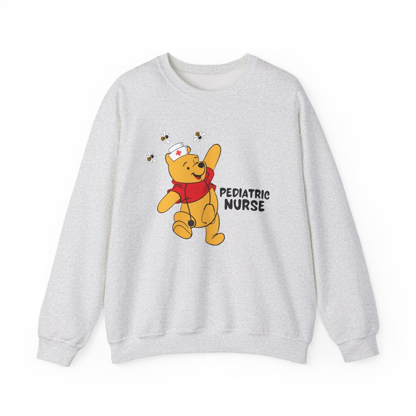 Pediatric Nurse Winnie Unisex Heavy Blend™ Crewneck Sweatshirt