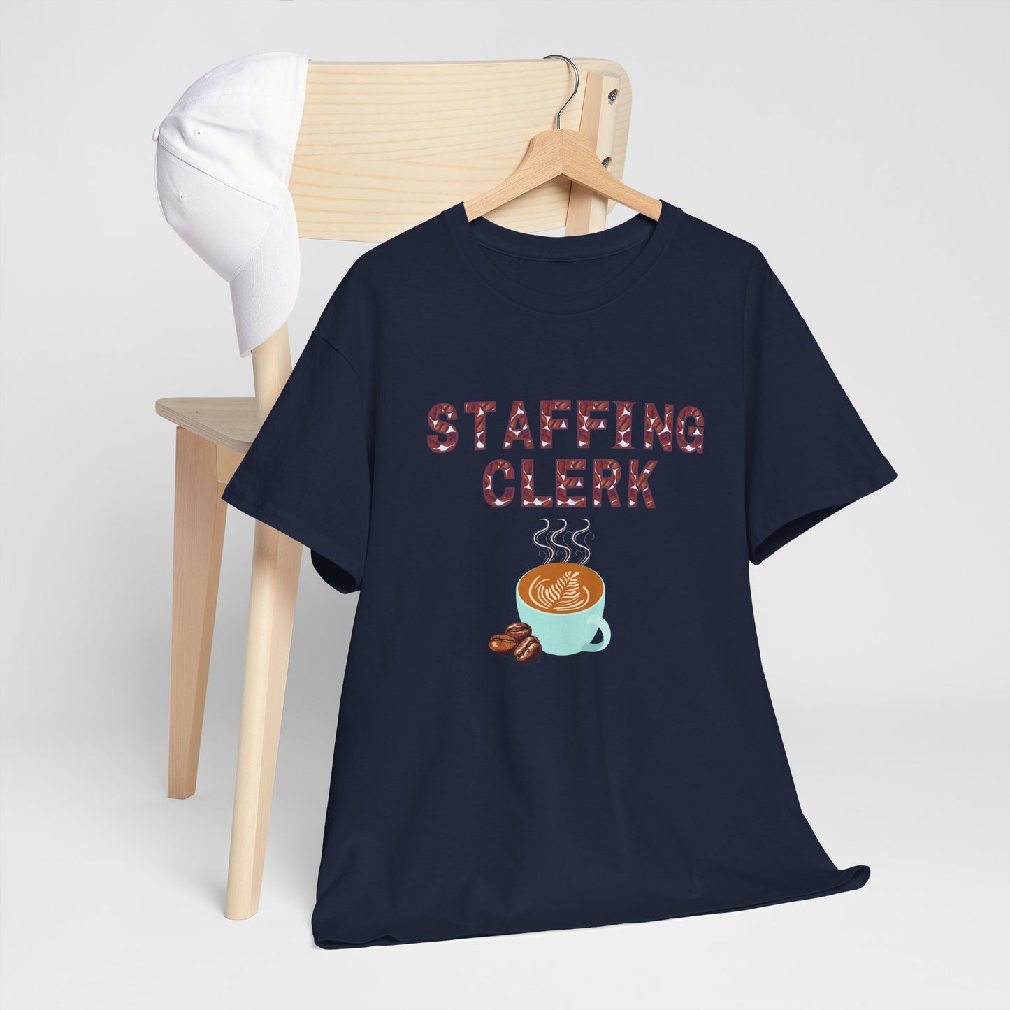 Staffing Clerk Unisex Heavy Cotton Tee