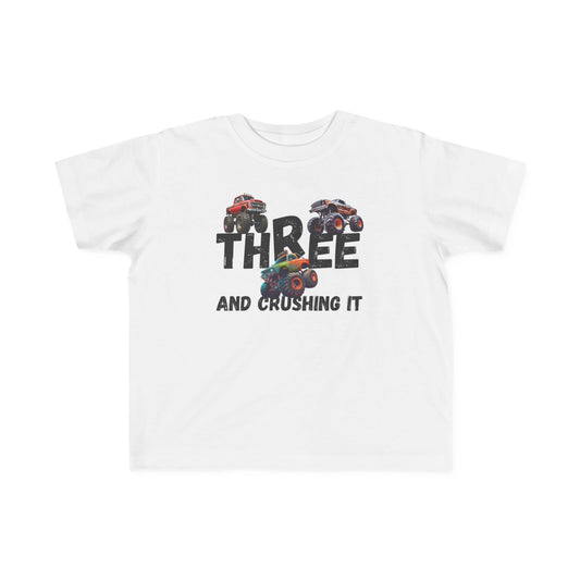 Three And Crushing ItToddler's Fine Jersey Tee