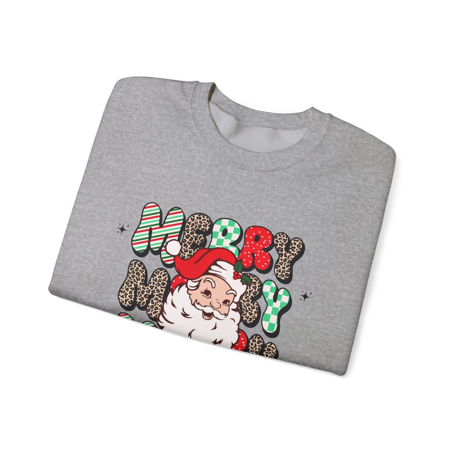Merry Merry Christmas Unisex Heavy Blend™ Crewneck Sweatshirt